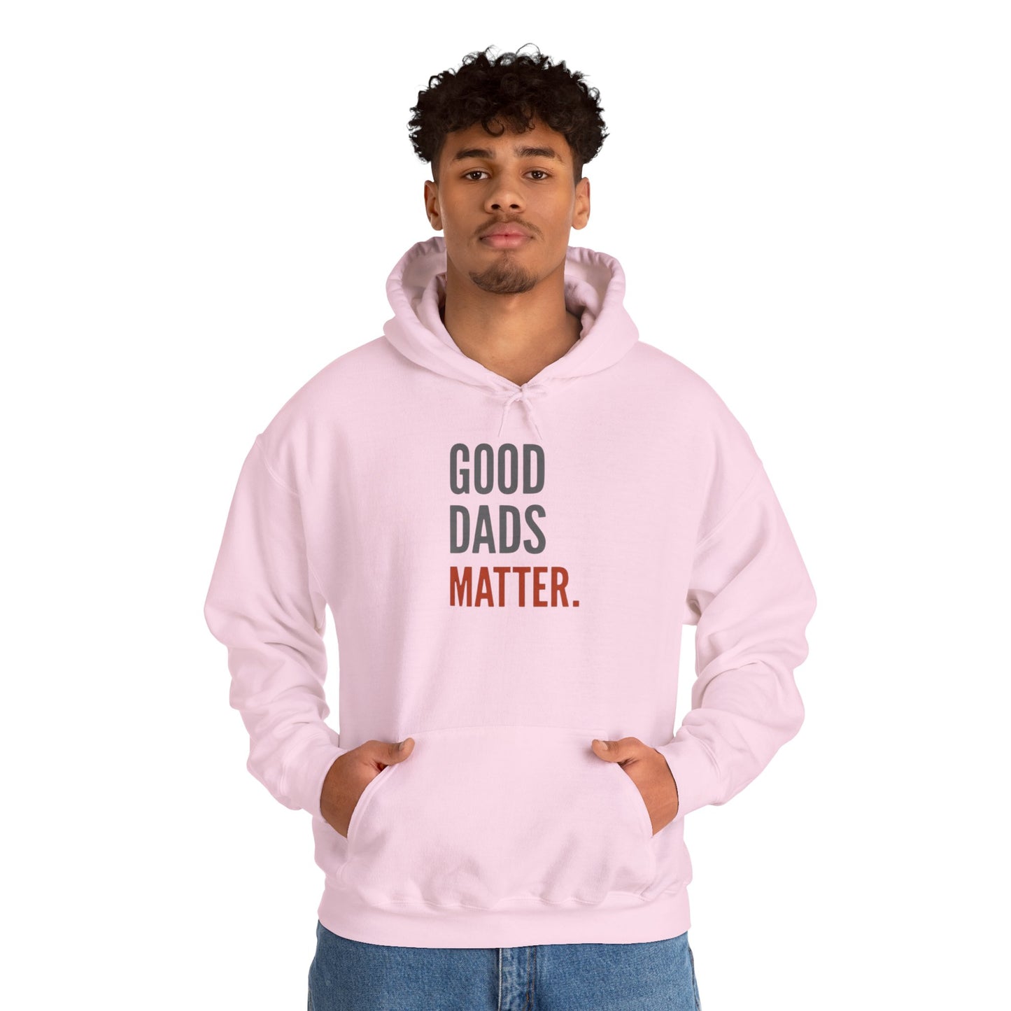 Good Dads Matter Black & Red Adult Hoodie