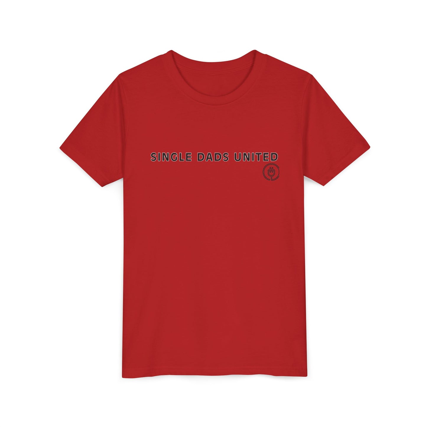 Youth Tee — "Single Dad's United" Kids Shirt (Father’s Day, New Single Dad Gift)