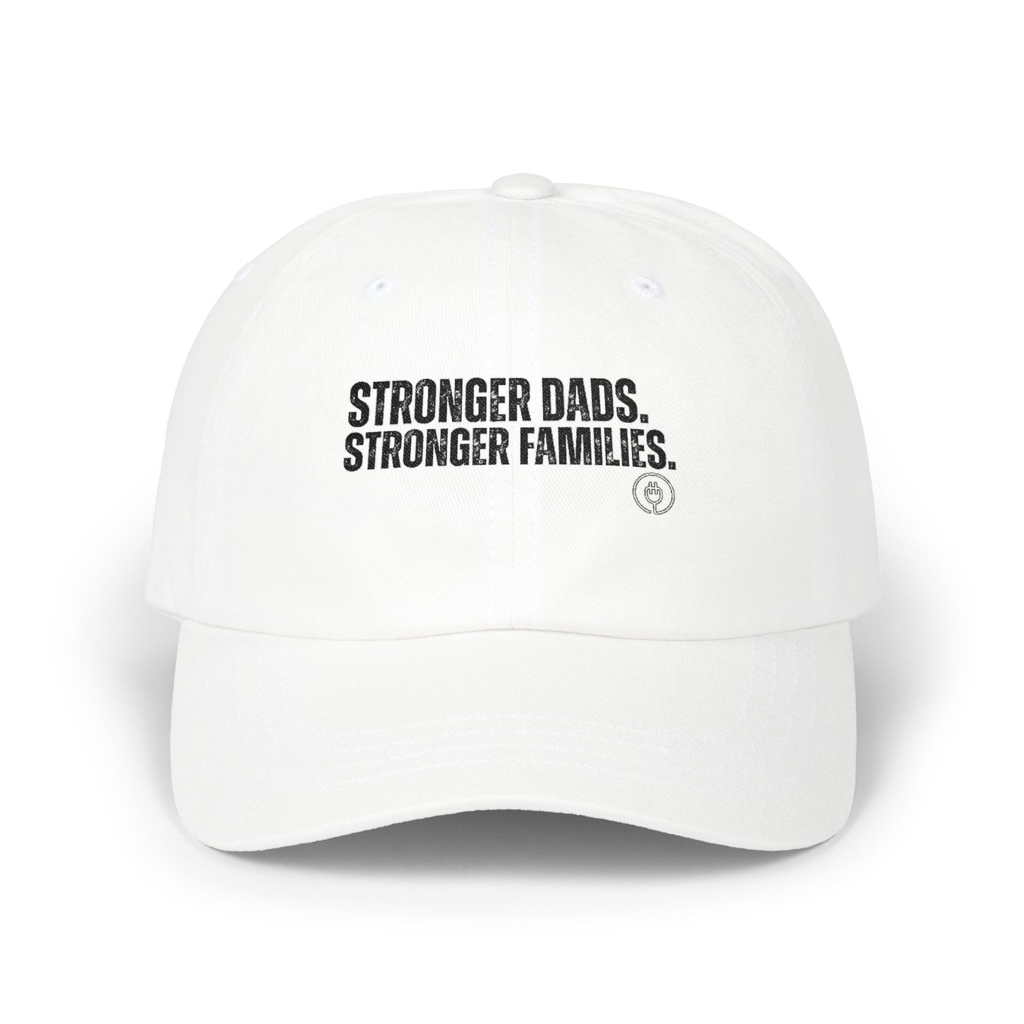 Dad Cap — "Stronger Dads. Stronger Families." Embroidered Baseball Hat