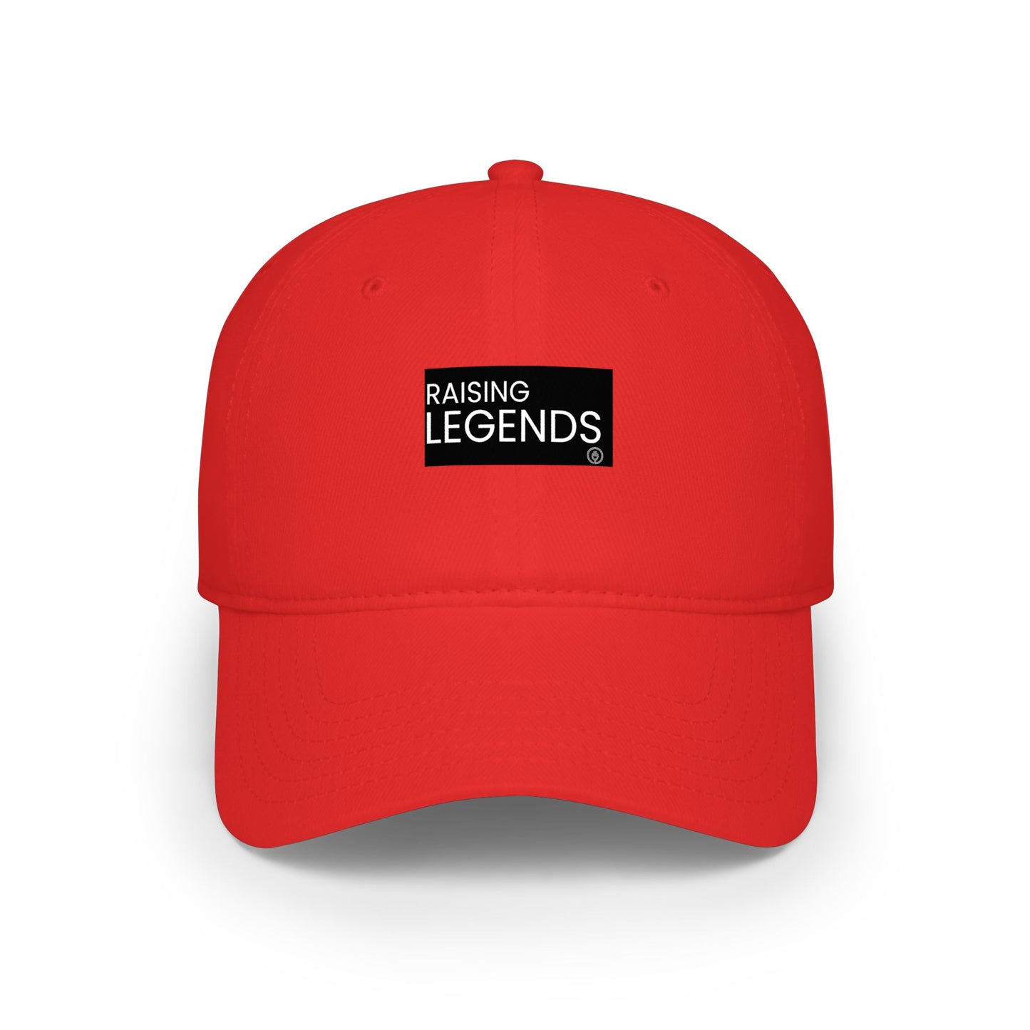 Raising Legends Low Profile Baseball Cap — Embroidered 'Raising Legends' Dad Hat