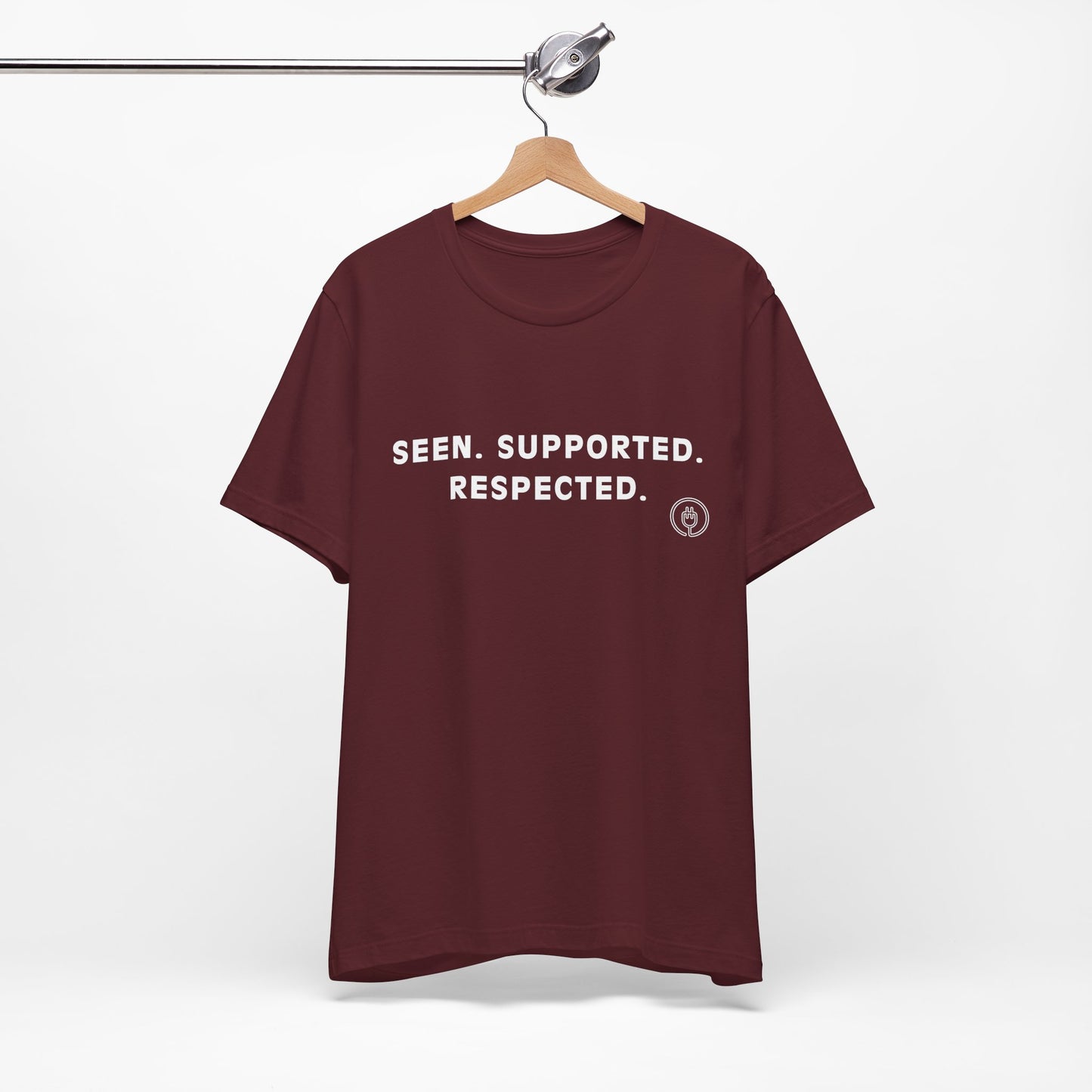 Seen. Supported. Respected. Tee