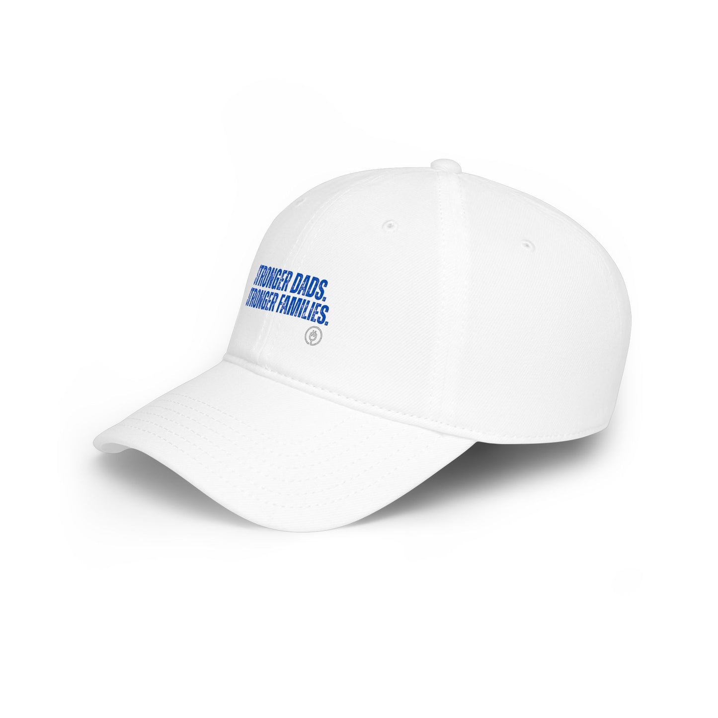 Stronger Dads, Stronger Families Blue Letters Hat