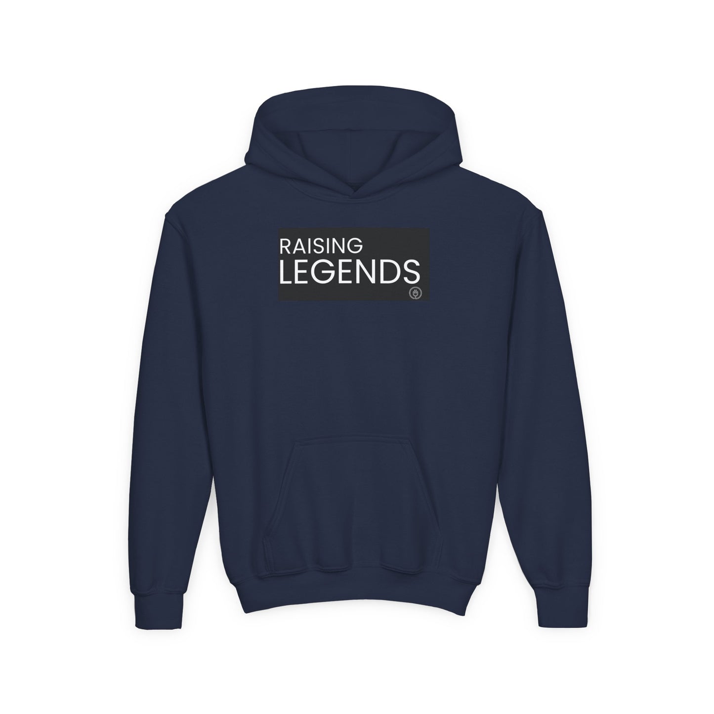 Youth Hoodie — "Raising Legends" Graphic Pullover for Kids