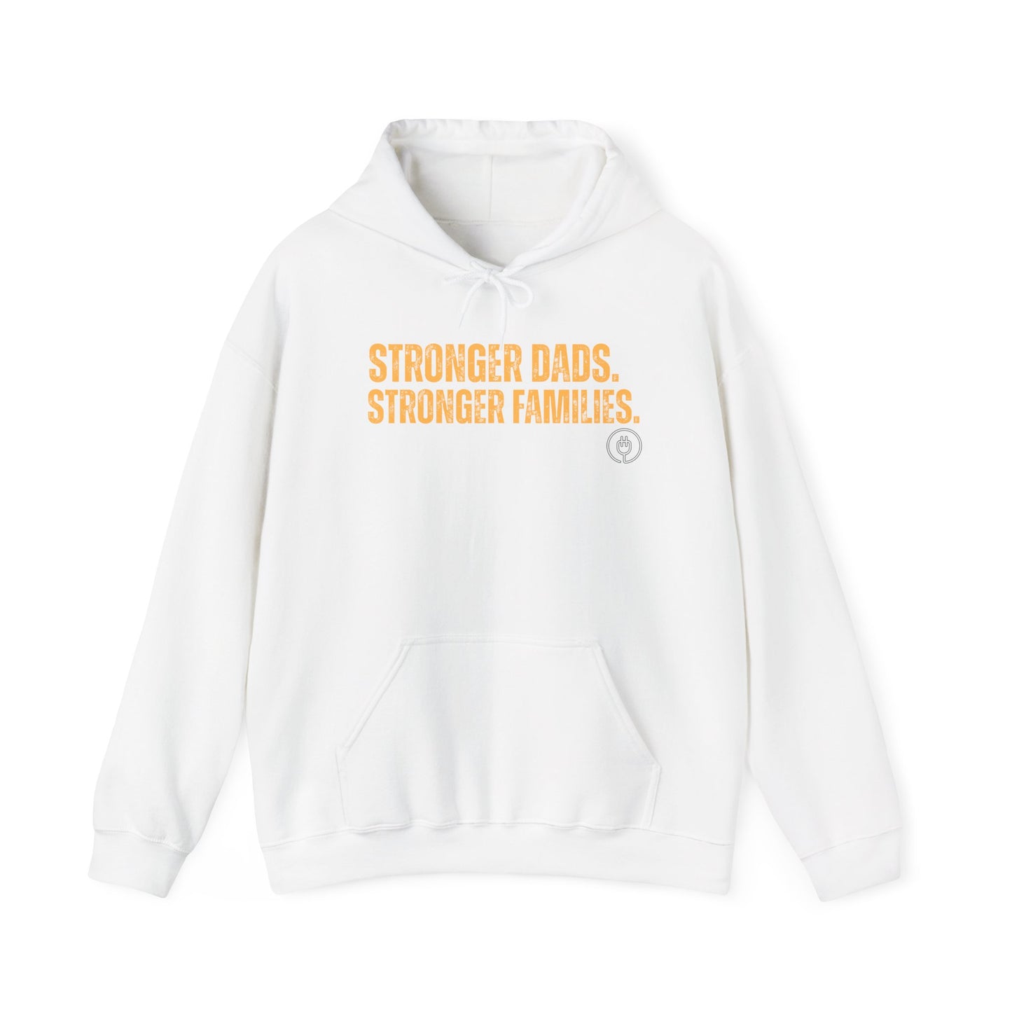 Hoodie — "Stronger Dads. Stronger Families." Pullover Hoodie