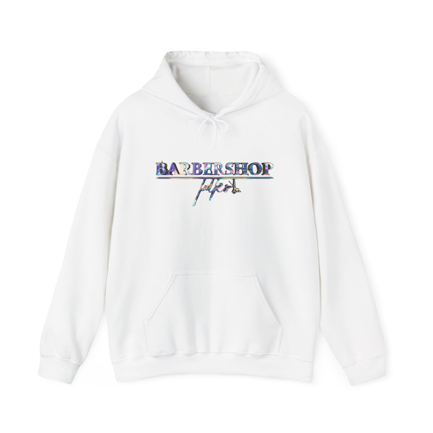 Barbershop Talks Multi Color Adult  Hoodie