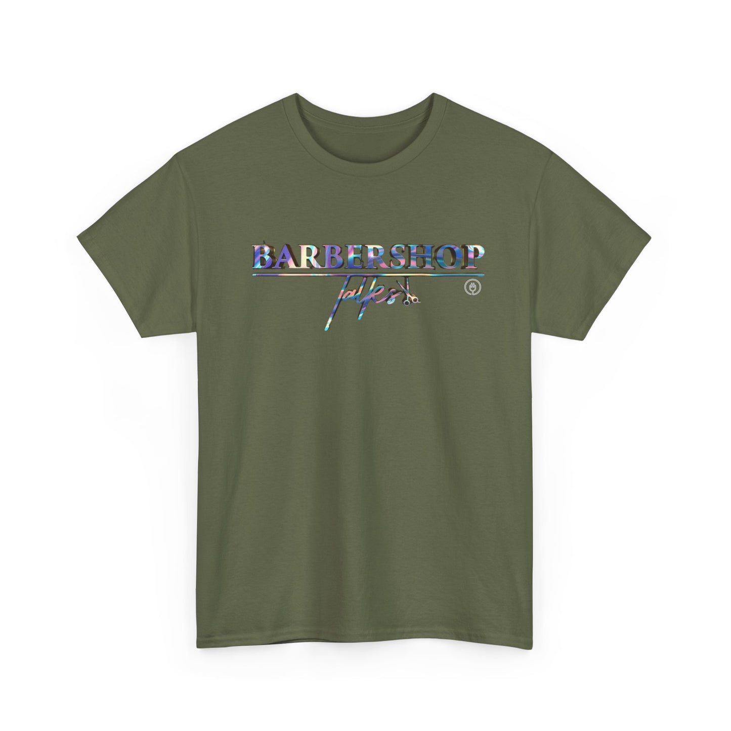 Barbershop Vibes Retro Neon T-Shirt