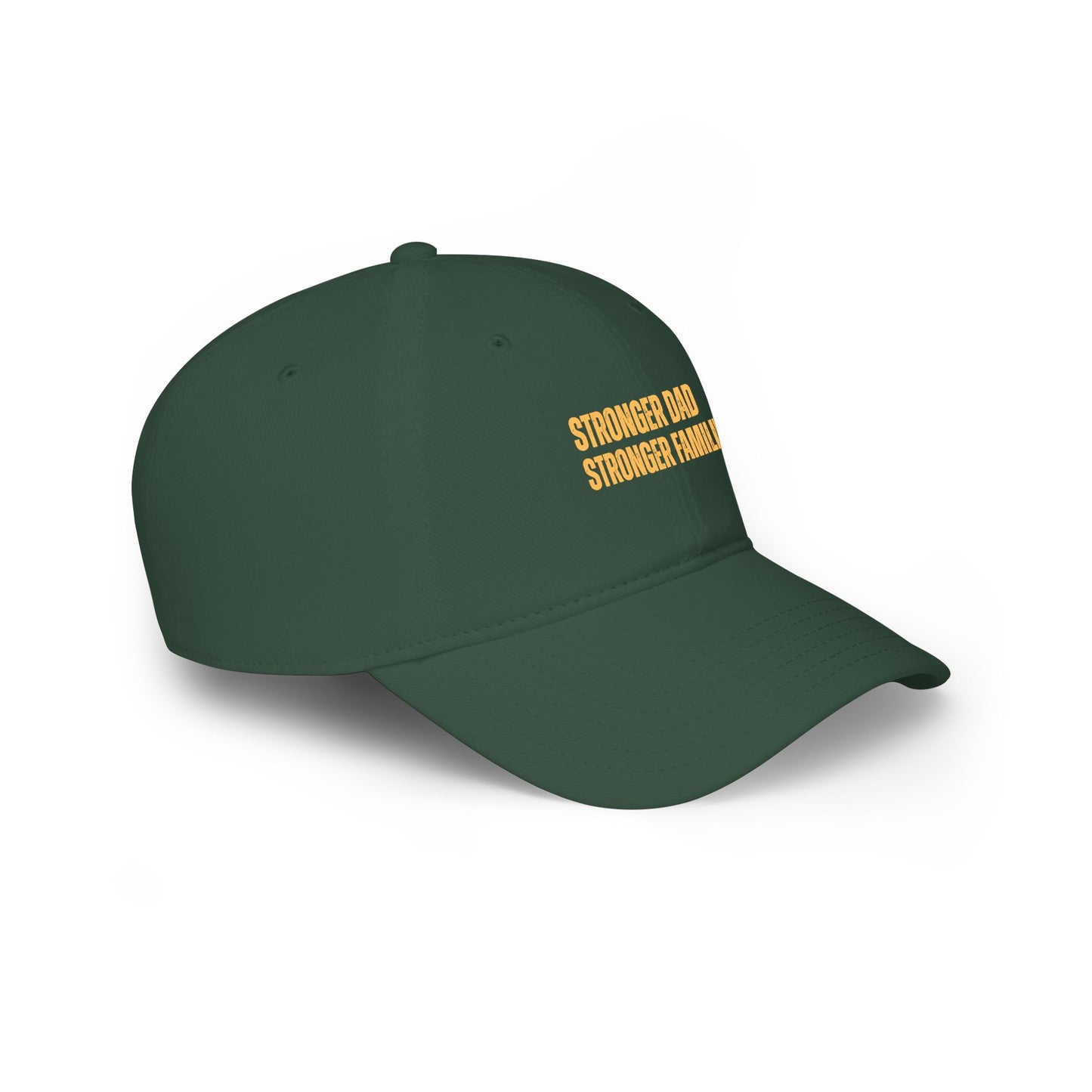 Low Profile Baseball Cap — "Stronger Dads, Stronger Families." Embroidered Dad Pride Hat