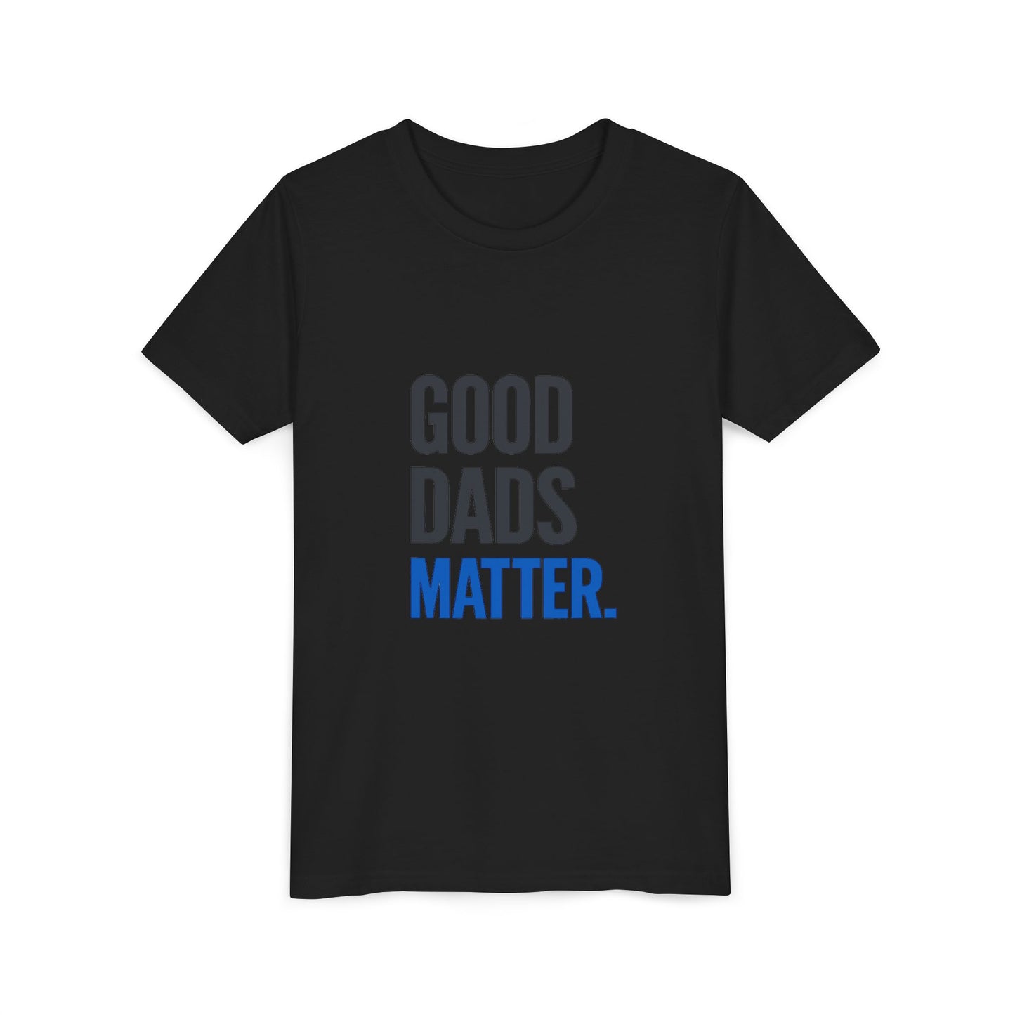 Good Dads Matter Black & Blue Youth Tee