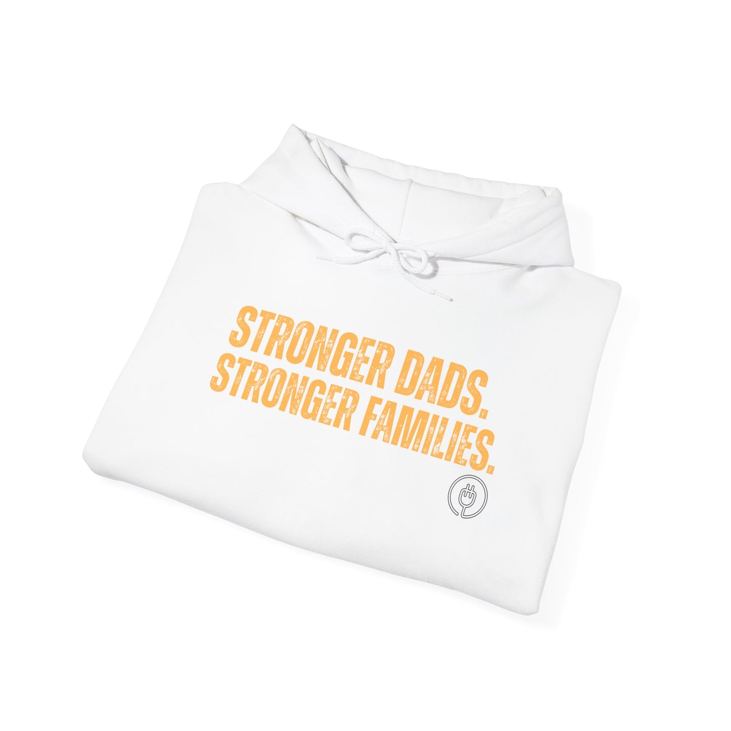 Hoodie — "Stronger Dads. Stronger Families." Pullover Hoodie