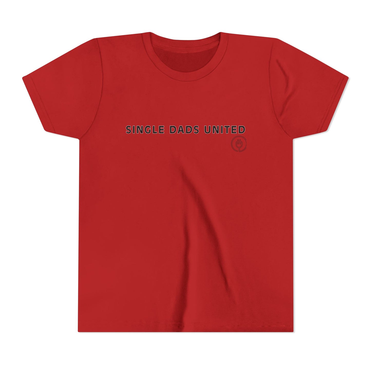 Youth Tee — "Single Dad's United" Kids Shirt (Father’s Day, New Single Dad Gift)