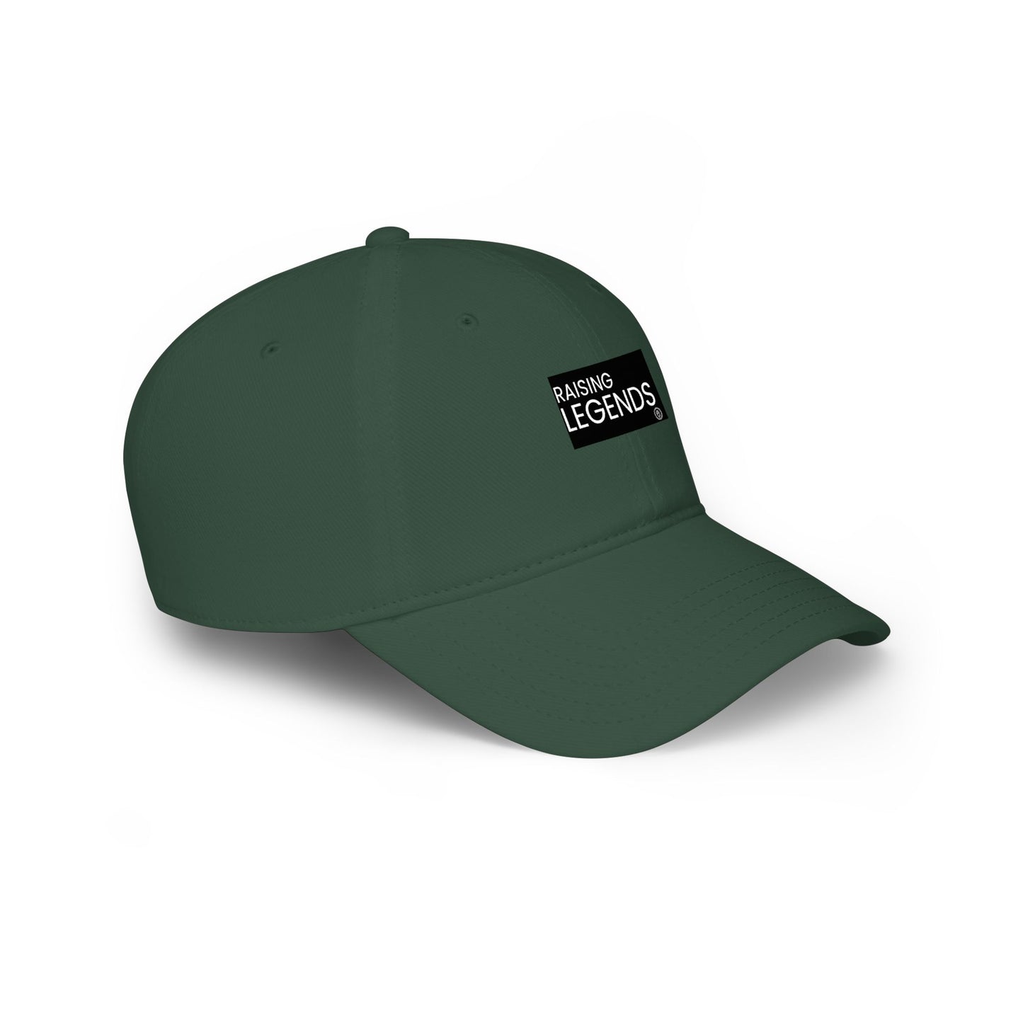Raising Legends Low Profile Baseball Cap — Embroidered 'Raising Legends' Dad Hat