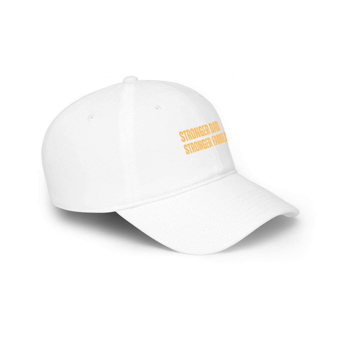 Low Profile Baseball Cap — "Stronger Dads, Stronger Families." Embroidered Dad Pride Hat