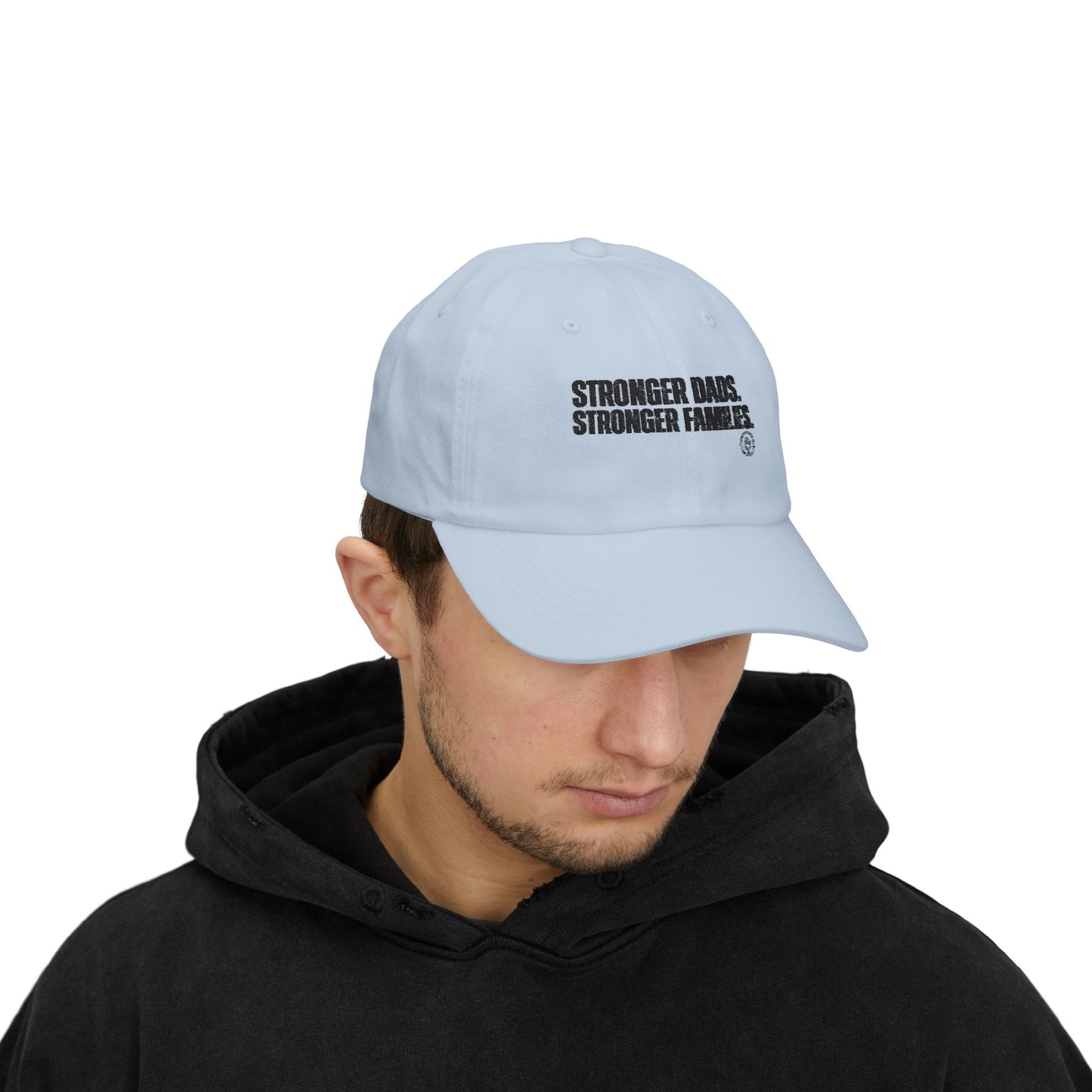 Dad Cap — "Stronger Dads. Stronger Families." Embroidered Baseball Hat
