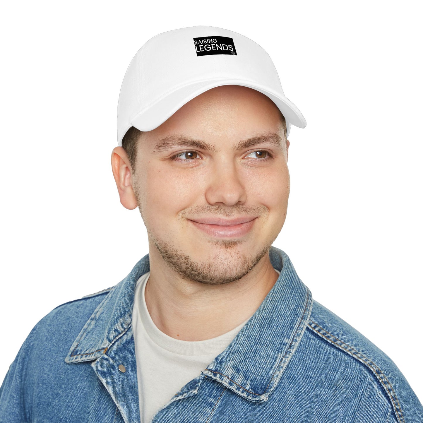 Raising Legends Low Profile Baseball Cap — Embroidered 'Raising Legends' Dad Hat