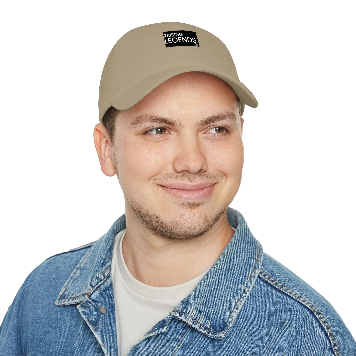 Raising Legends Low Profile Baseball Cap — Embroidered 'Raising Legends' Dad Hat