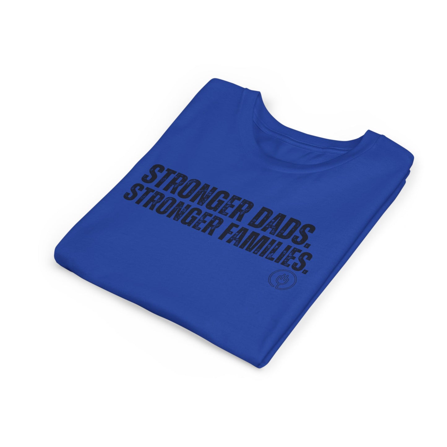 Youth Tee "Stronger Dads. Stronger Families." – Father's Day Kids Shirt
