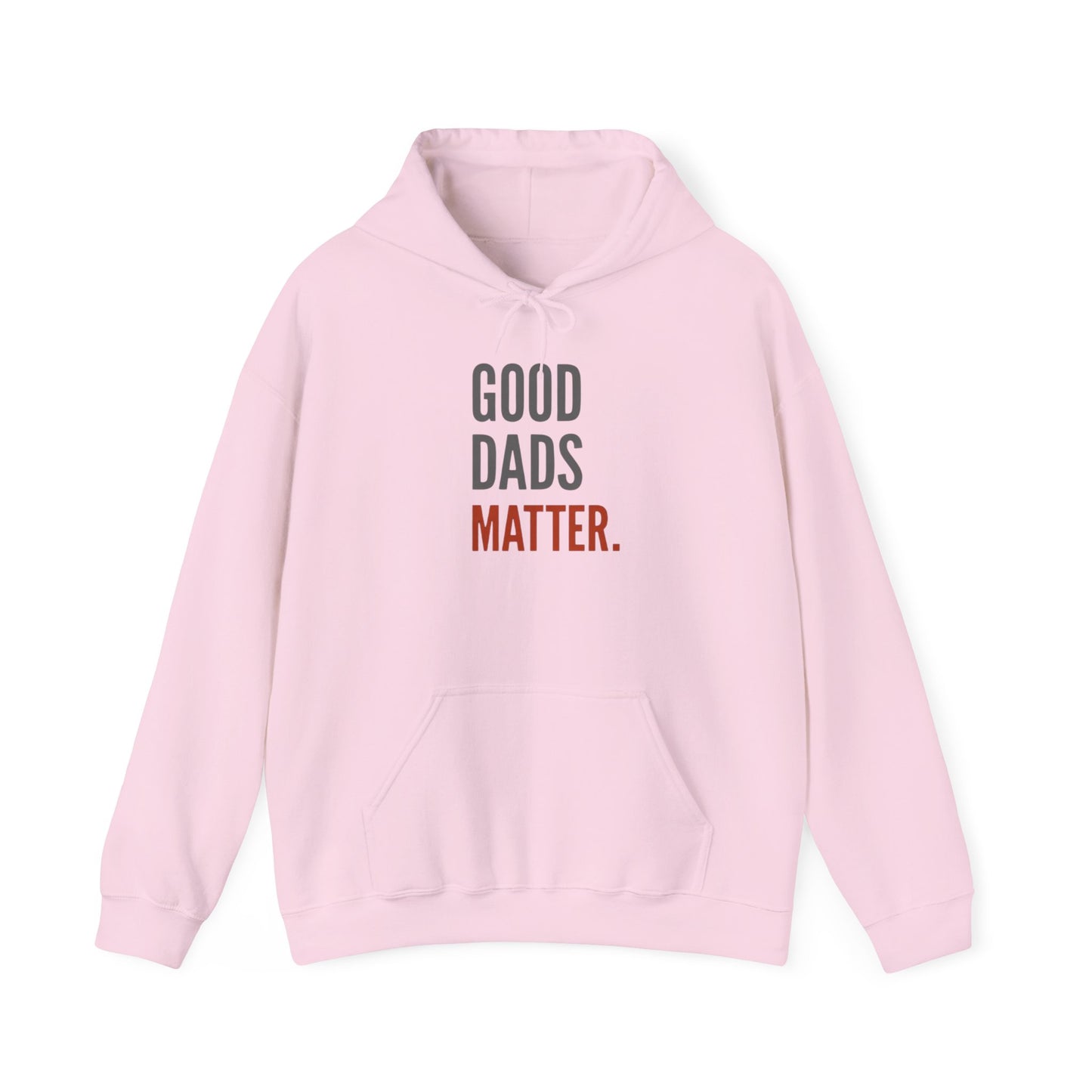 Good Dads Matter Black & Red Adult Hoodie