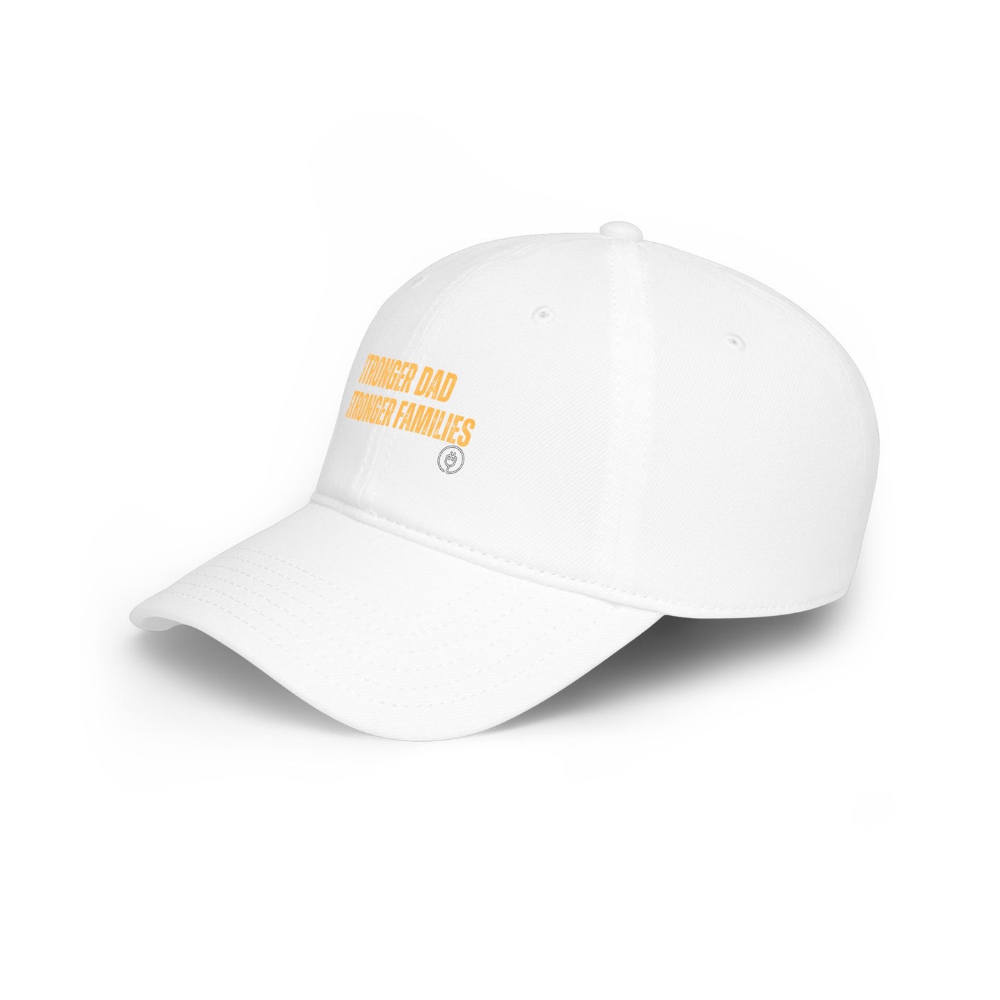 Low Profile Baseball Cap — "Stronger Dads, Stronger Families." Embroidered Dad Pride Hat
