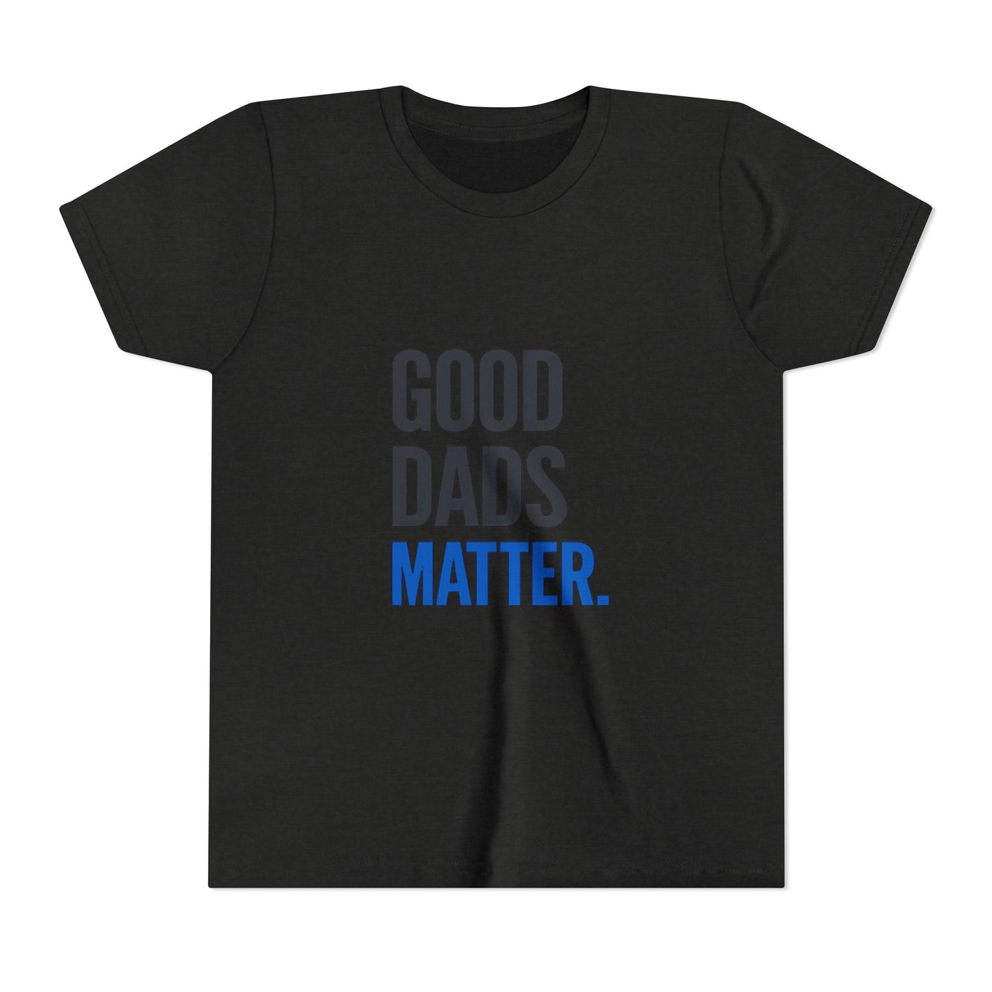 Good Dads Matter Black & Blue Youth Tee