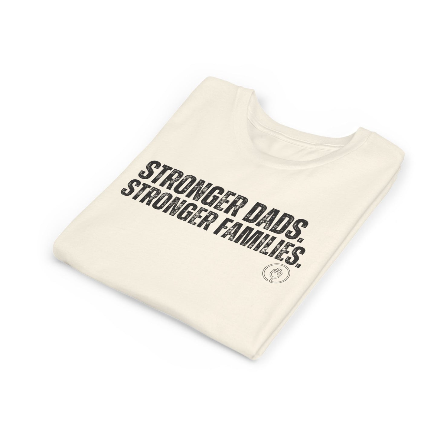 Youth Tee "Stronger Dads. Stronger Families." – Father's Day Kids Shirt