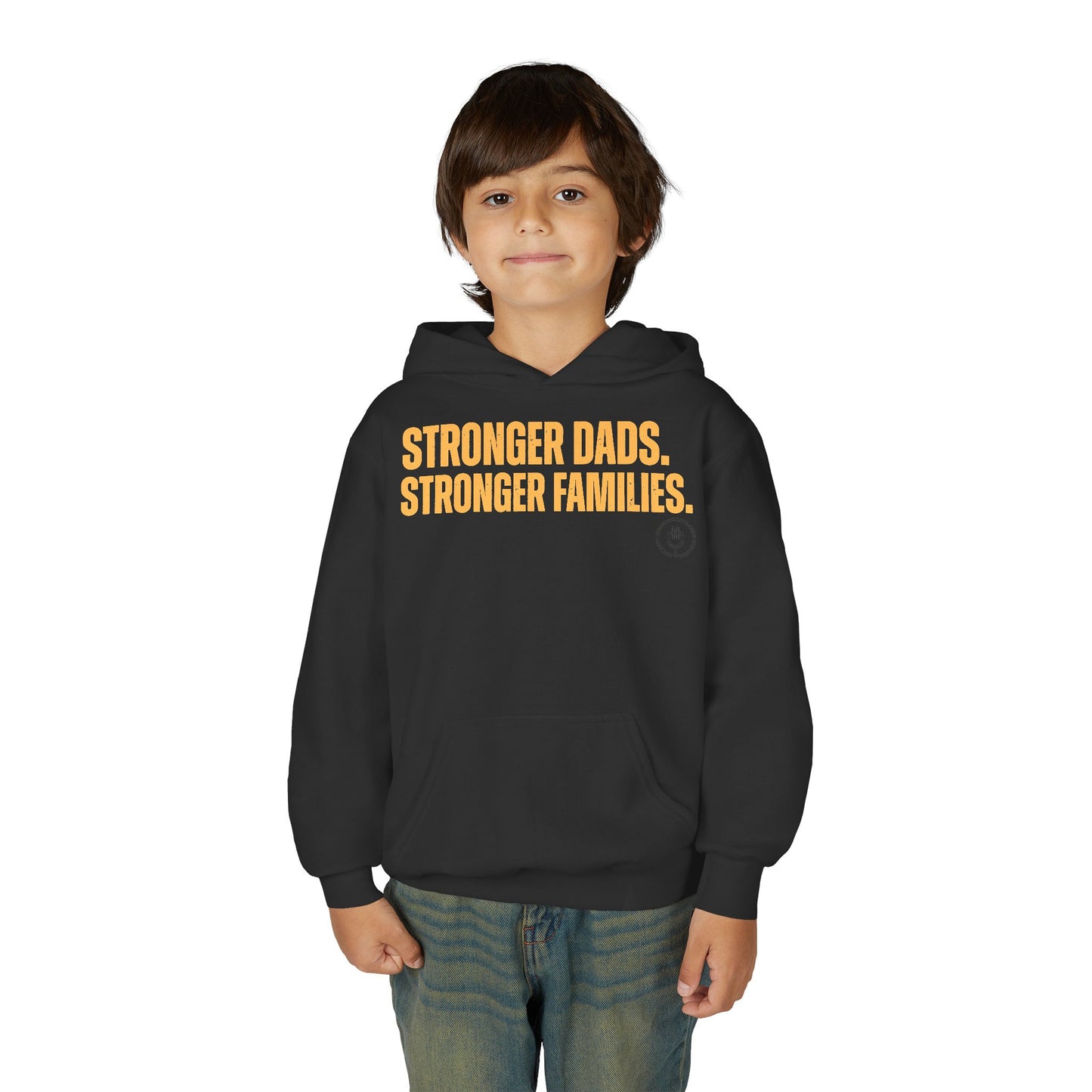 Youth Hoodie Stronger Dads. Stronger Families.