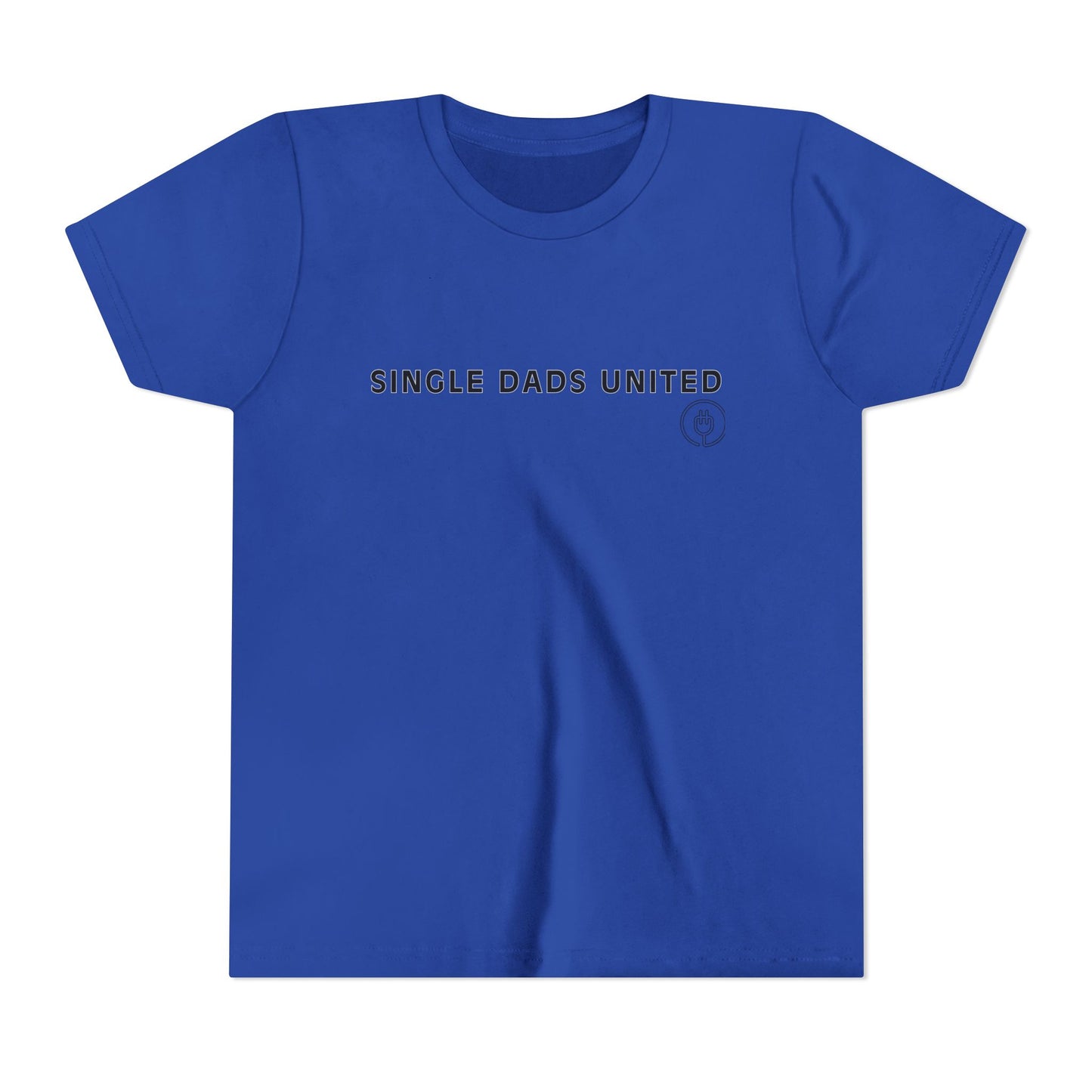 Youth Tee — "Single Dad's United" Kids Shirt (Father’s Day, New Single Dad Gift)