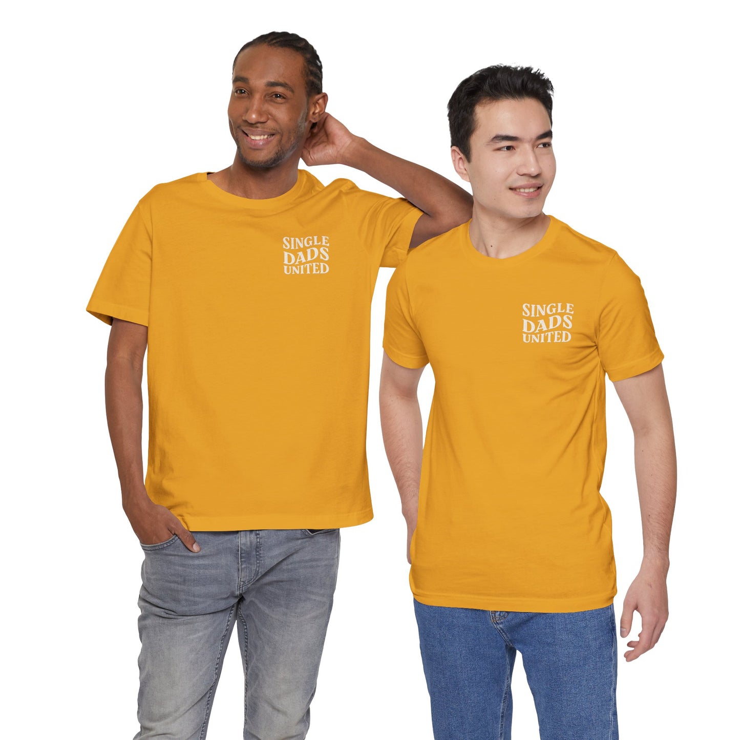 Single Dads United Tee — Casual Supportive Fathers T-Shirt