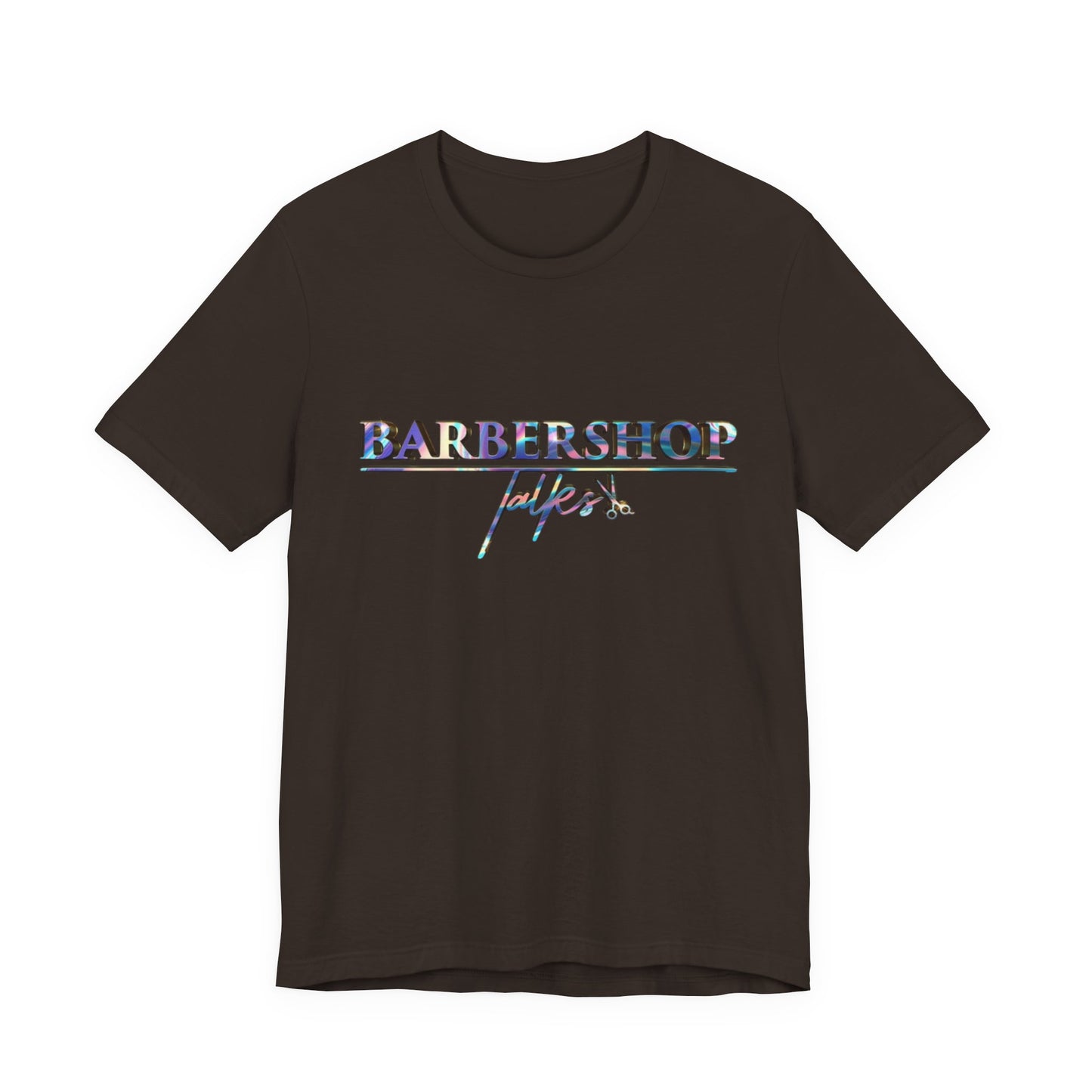 Barbershop Vibes Tee — 'Barbershop Life' Retro Script T-Shirt