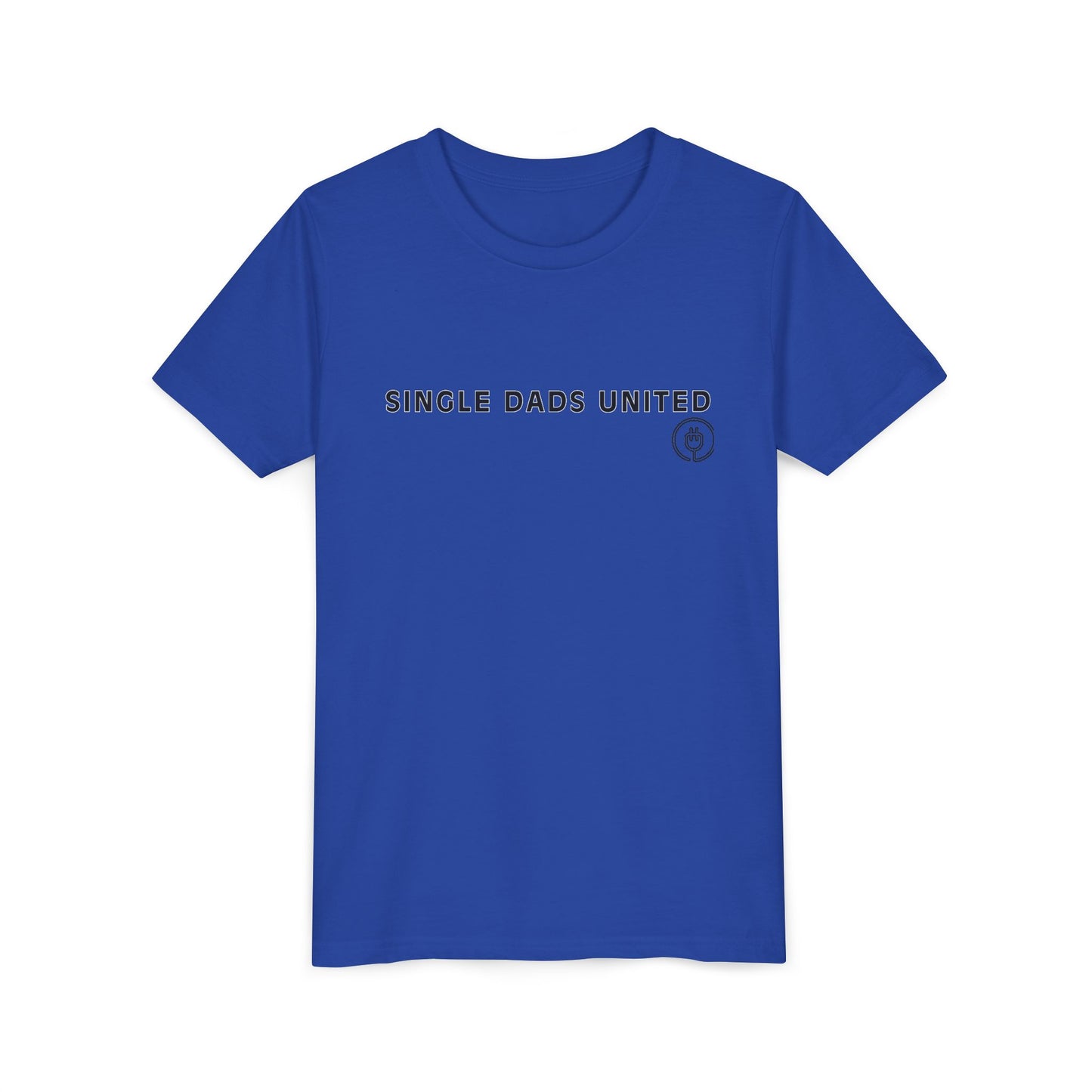 Youth Tee — "Single Dad's United" Kids Shirt (Father’s Day, New Single Dad Gift)