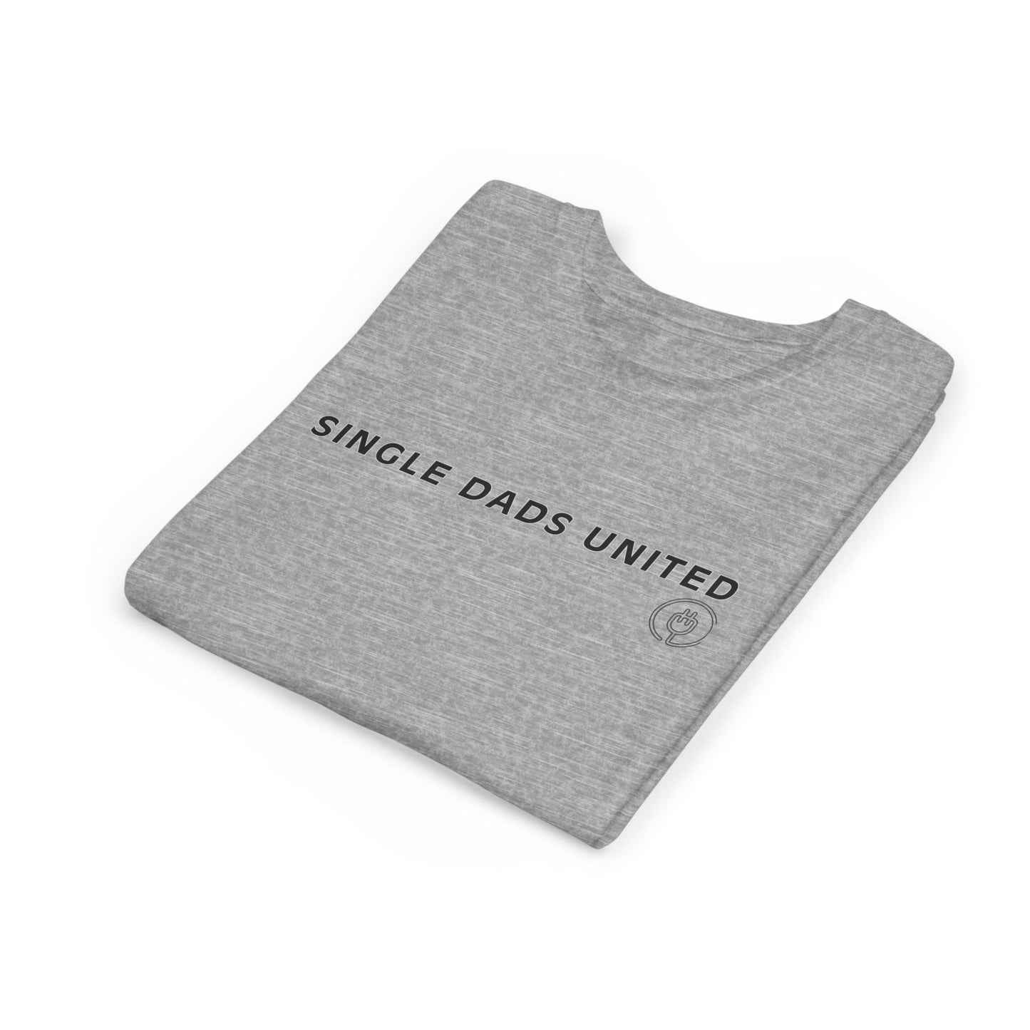 Youth Tee — "Single Dad's United" Kids Shirt (Father’s Day, New Single Dad Gift)