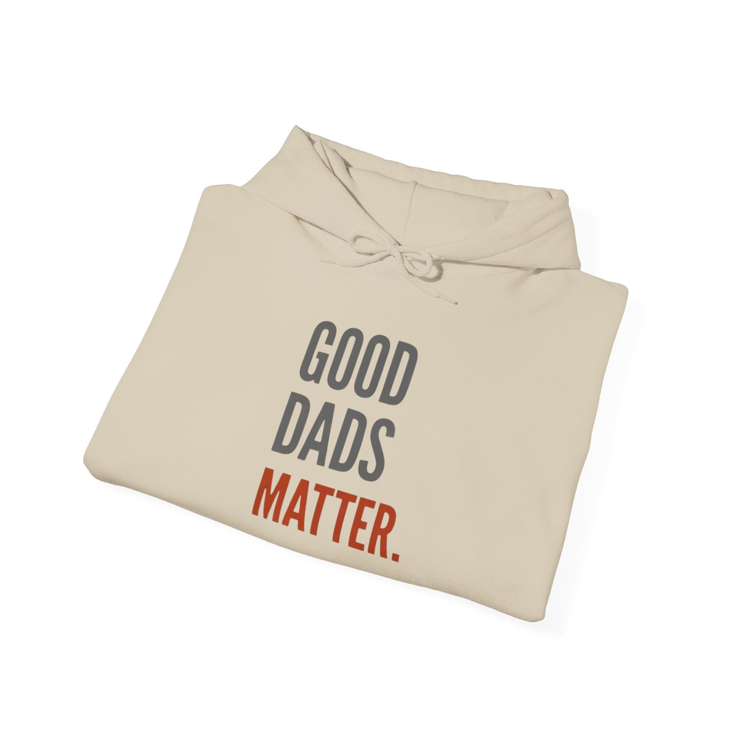 Good Dads Matter Black & Red Adult Hoodie