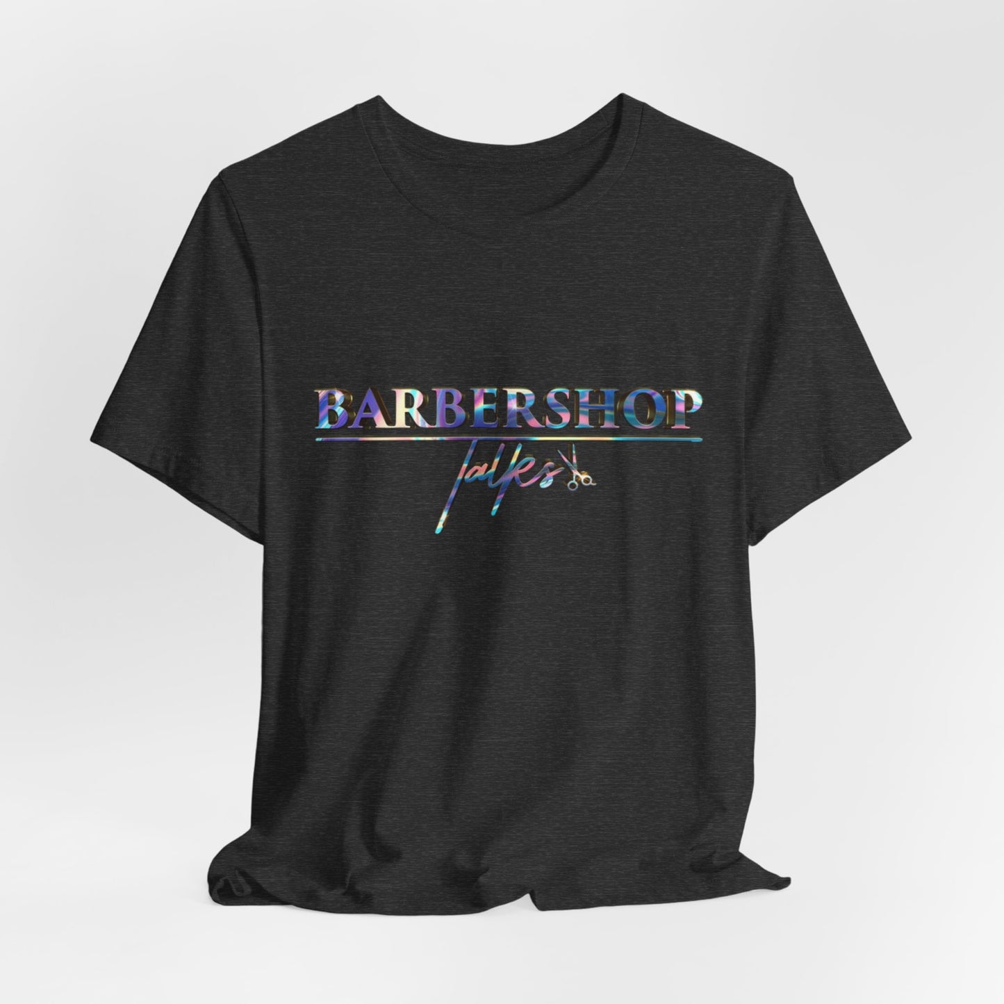Barbershop Vibes Tee — 'Barbershop Life' Retro Script T-Shirt