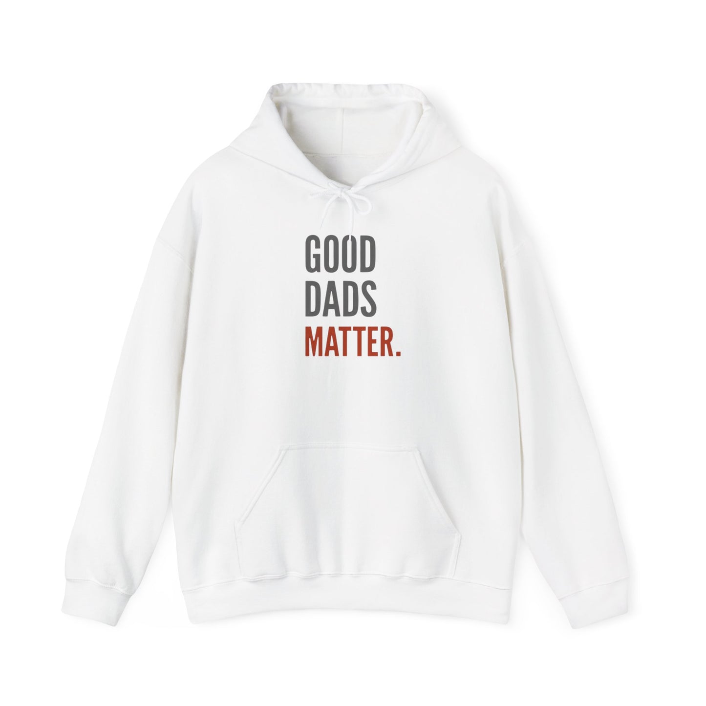 Good Dads Matter Black & Red Adult Hoodie