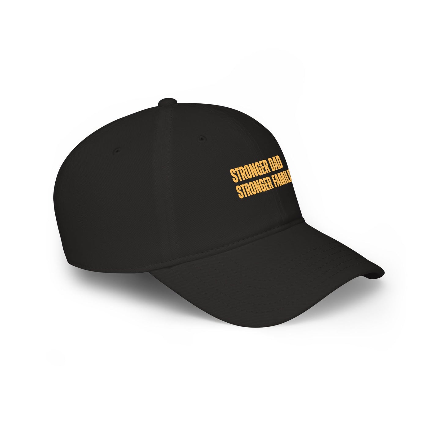 Low Profile Baseball Cap — "Stronger Dads, Stronger Families." Embroidered Dad Pride Hat