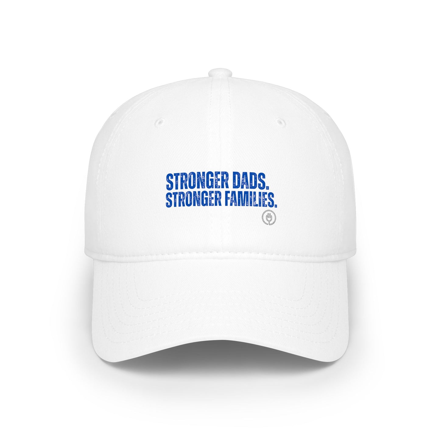 Stronger Dads, Stronger Families Blue Letters Hat