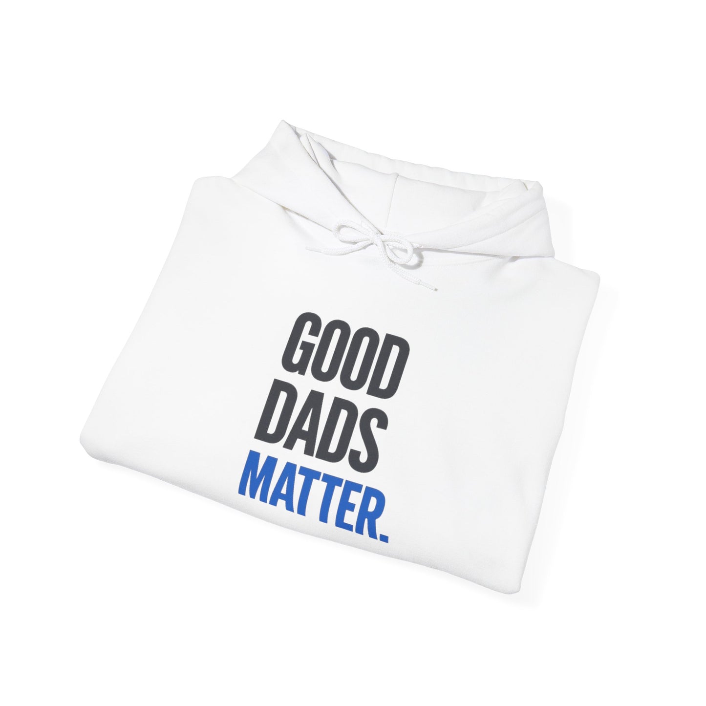 Good Dads Matter Black & Blue Adult Hoodie