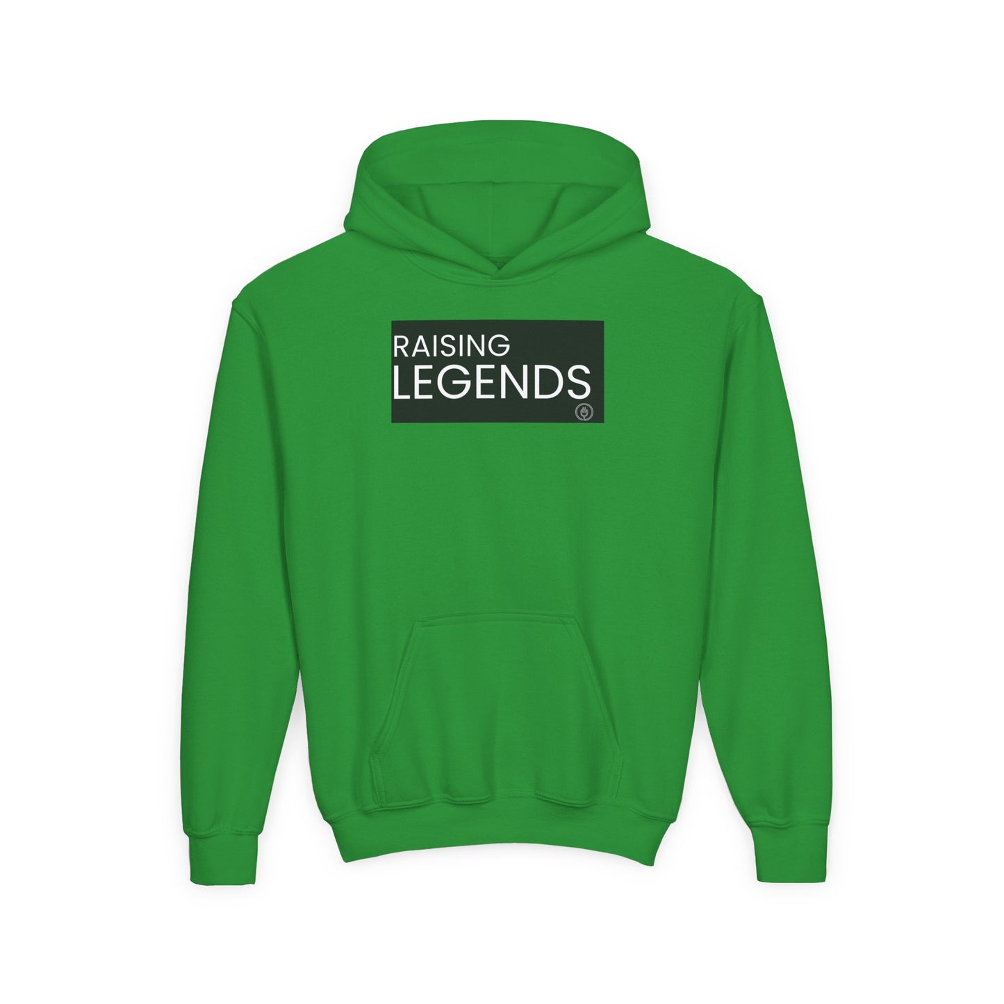 Youth Hoodie — "Raising Legends" Graphic Pullover for Kids