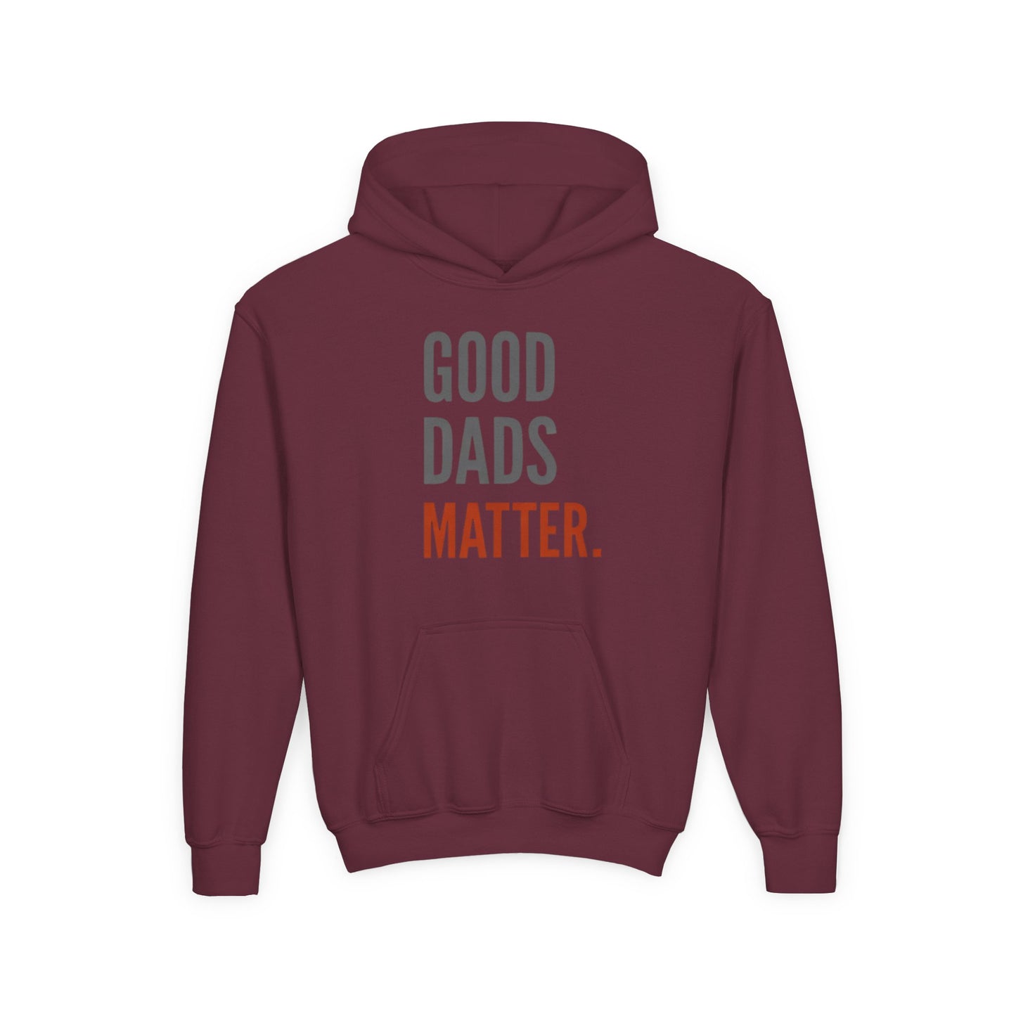 Good Dads Matter Black & Red Youth Hoodie