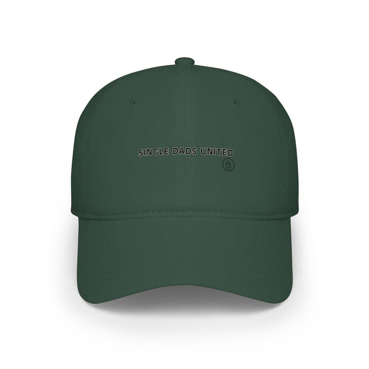 Single Dads United Low Profile Baseball Cap — Minimalist Embroidered Dad Hat