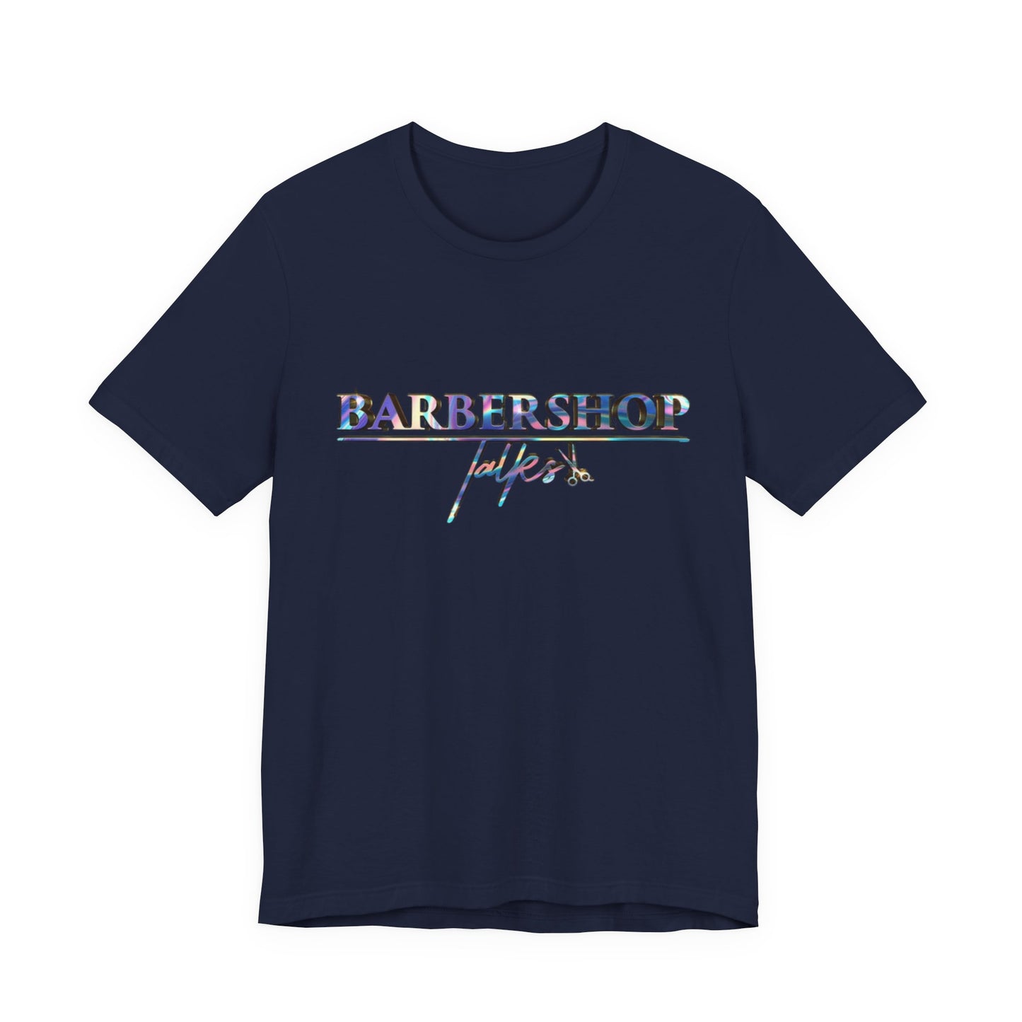 Barbershop Vibes Tee — 'Barbershop Life' Retro Script T-Shirt