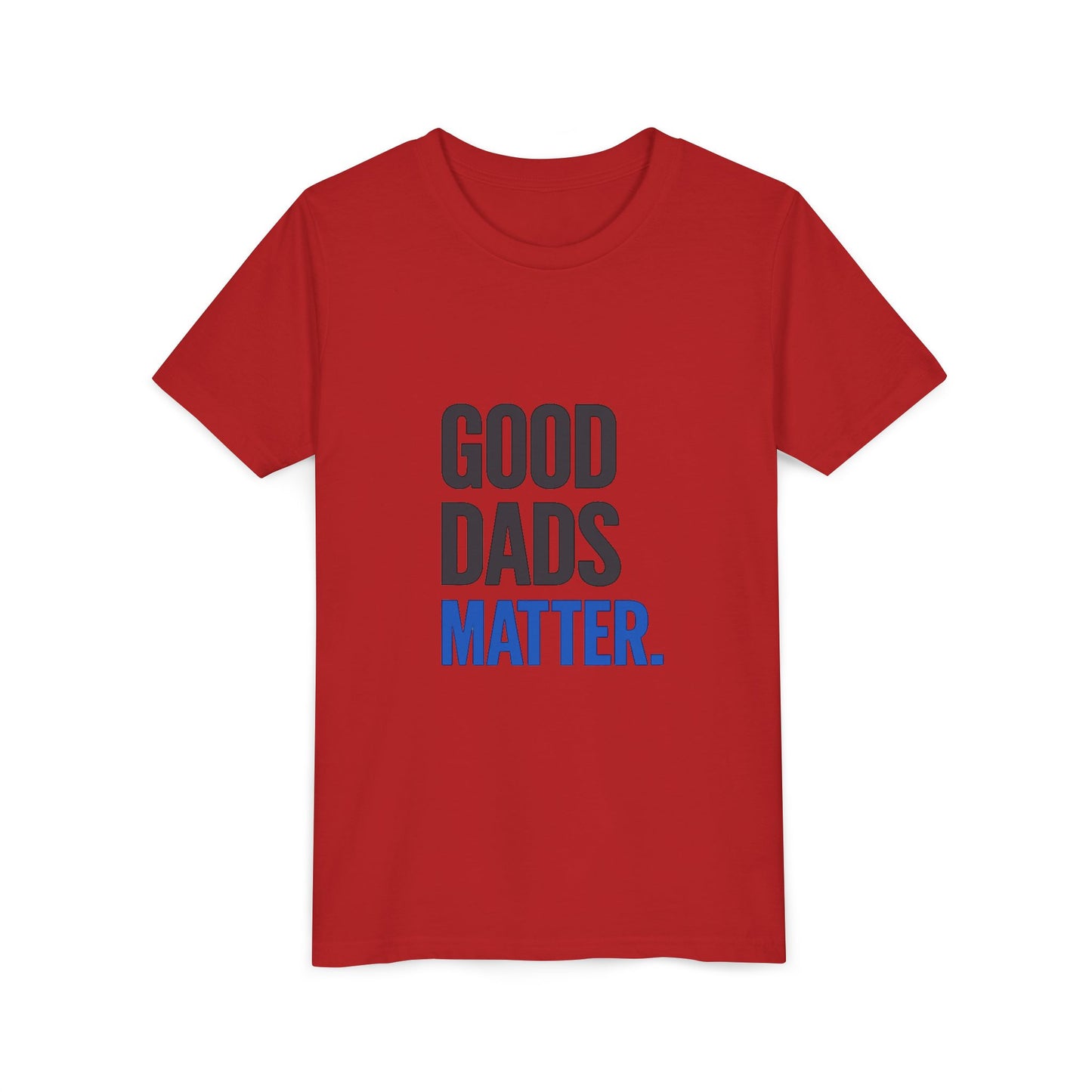 Good Dads Matter Black & Blue Youth Tee