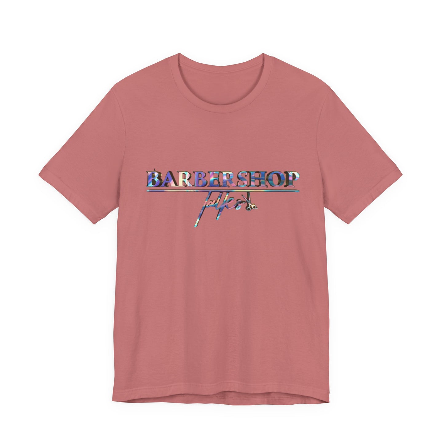 Barbershop Vibes Tee — 'Barbershop Life' Retro Script T-Shirt