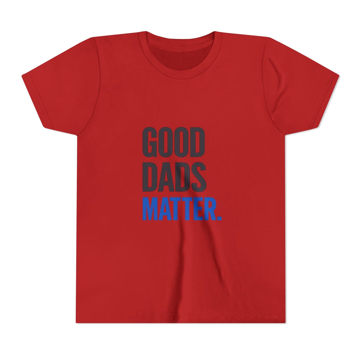 Good Dads Matter Black & Blue Youth Tee