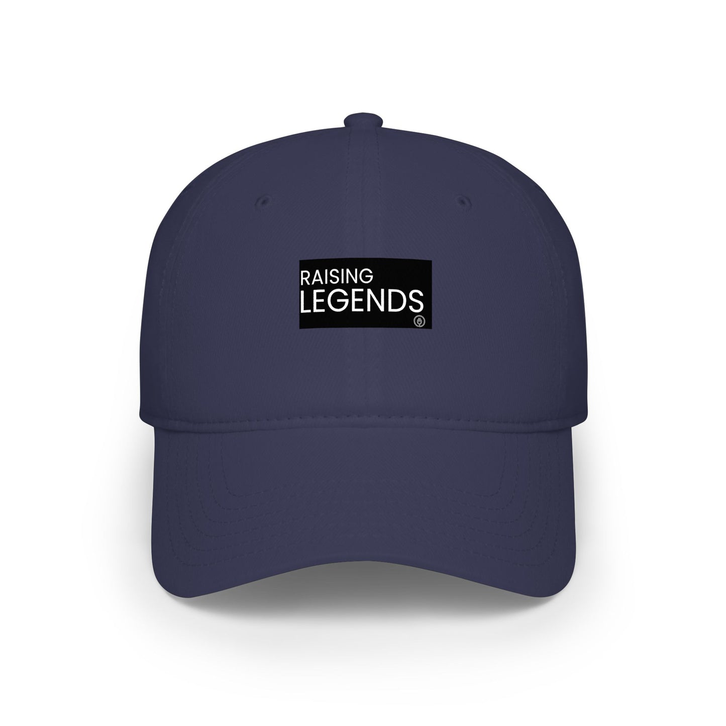 Raising Legends Low Profile Baseball Cap — Embroidered 'Raising Legends' Dad Hat