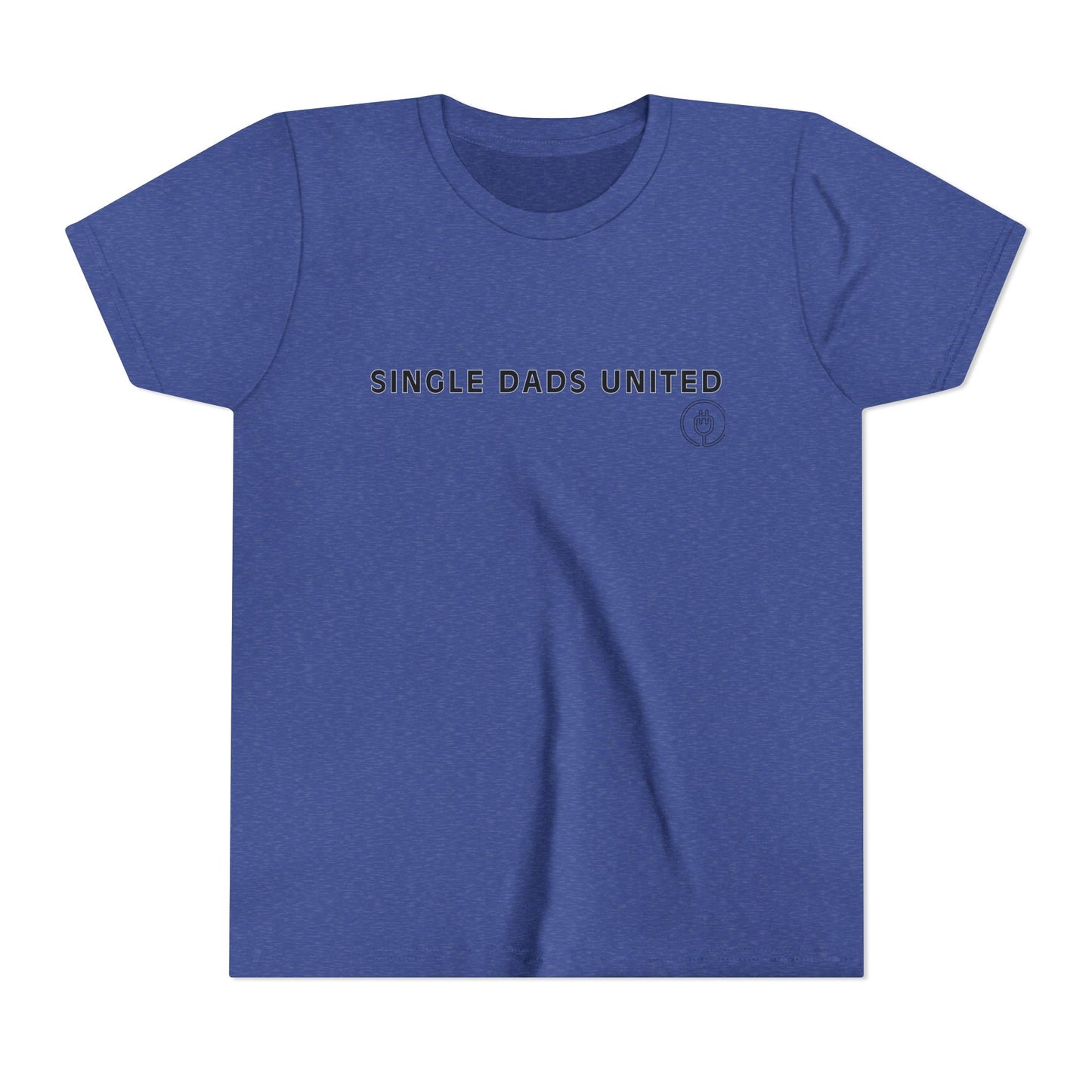 Youth Tee — "Single Dad's United" Kids Shirt (Father’s Day, New Single Dad Gift)