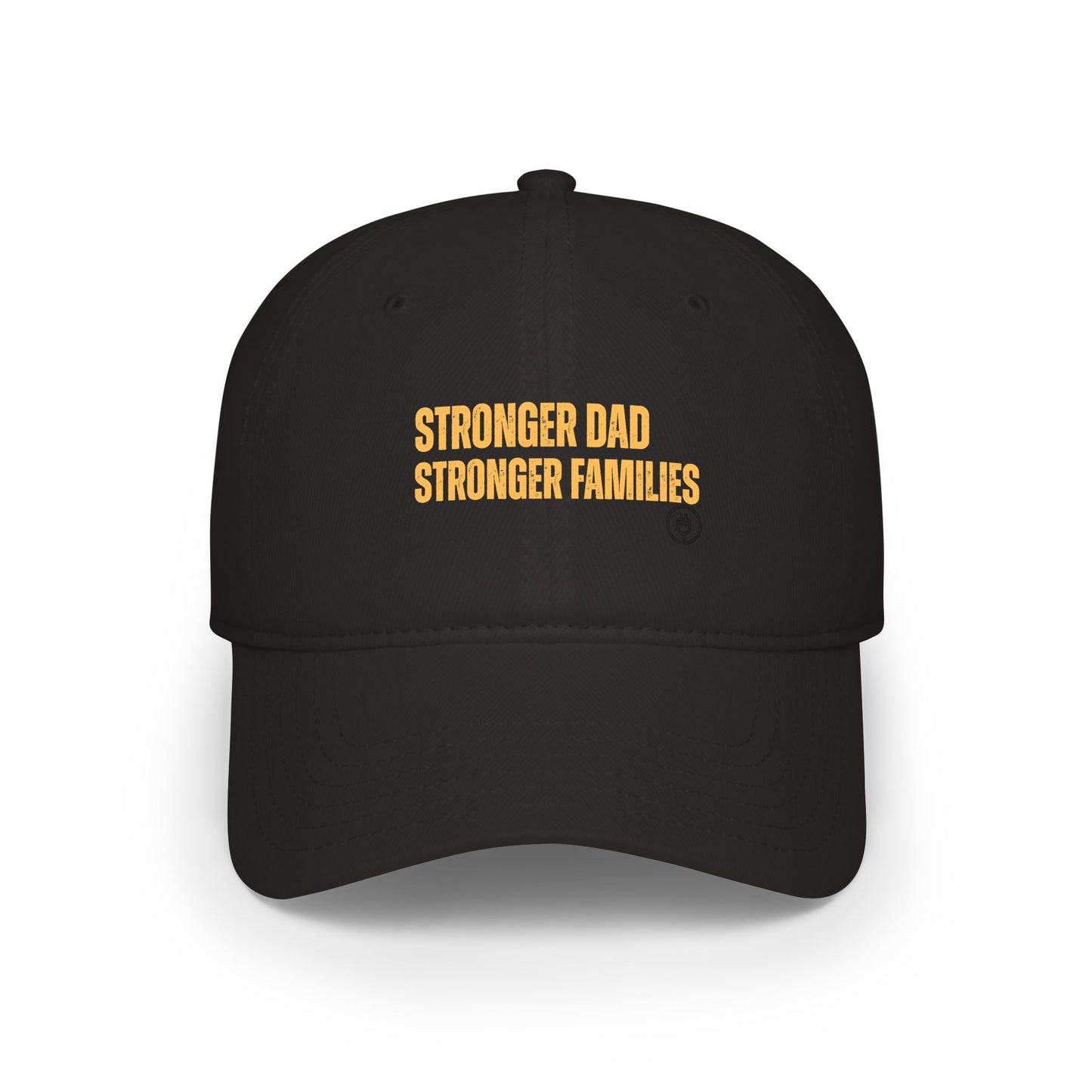 Low Profile Baseball Cap — "Stronger Dads, Stronger Families." Embroidered Dad Pride Hat