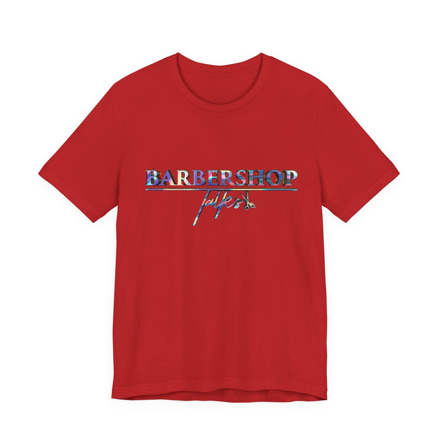 Barbershop Vibes Tee — 'Barbershop Life' Retro Script T-Shirt