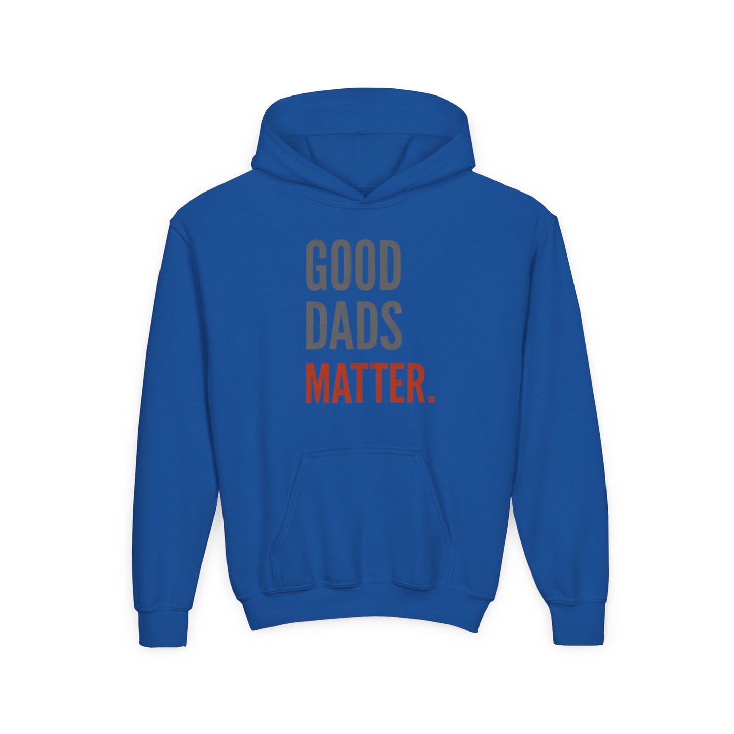 Good Dads Matter Black & Red Youth Hoodie