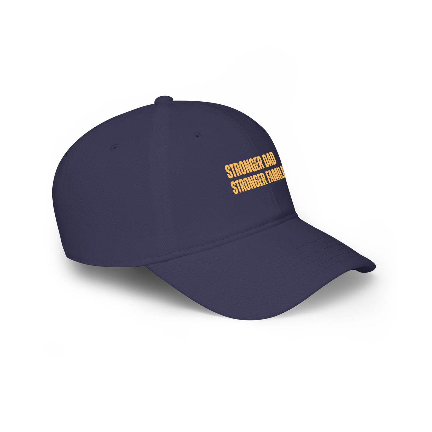 Low Profile Baseball Cap — "Stronger Dads, Stronger Families." Embroidered Dad Pride Hat
