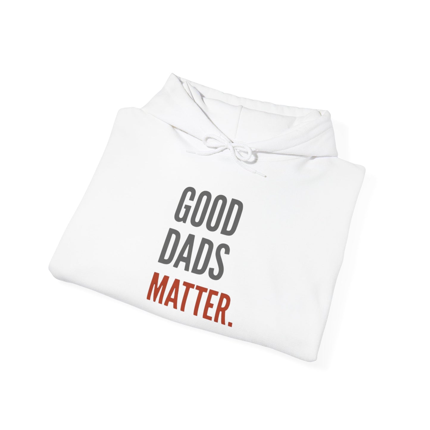 Good Dads Matter Black & Red Adult Hoodie